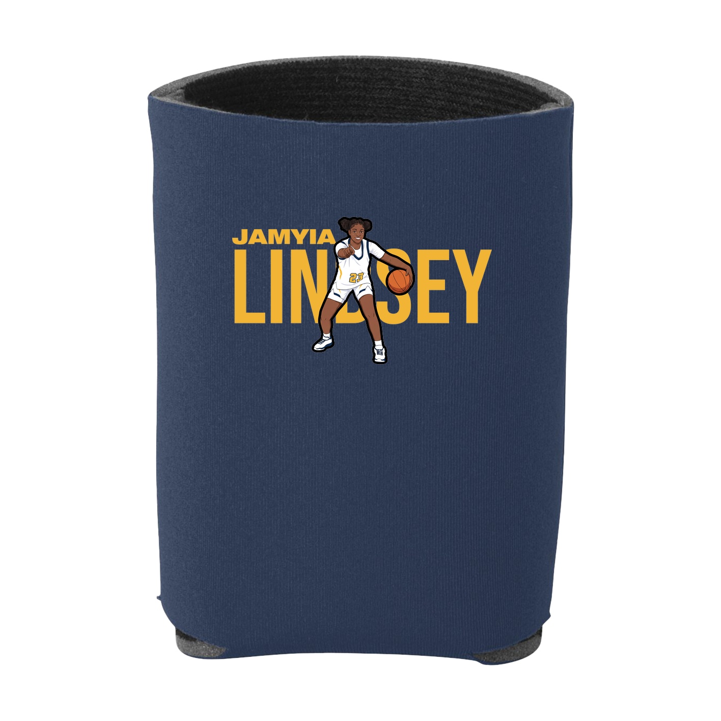 Can Holder — Player Name in Navy