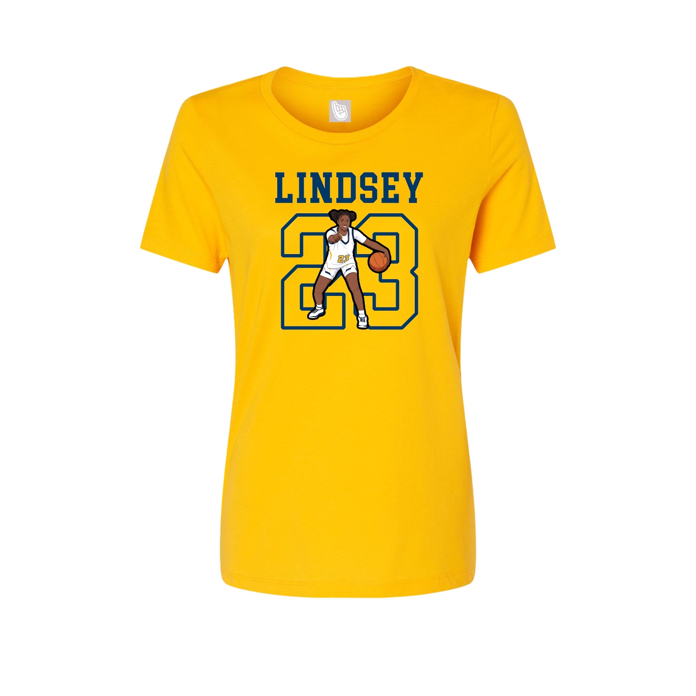 Fitted Women's Tee — Shirsey in Gold