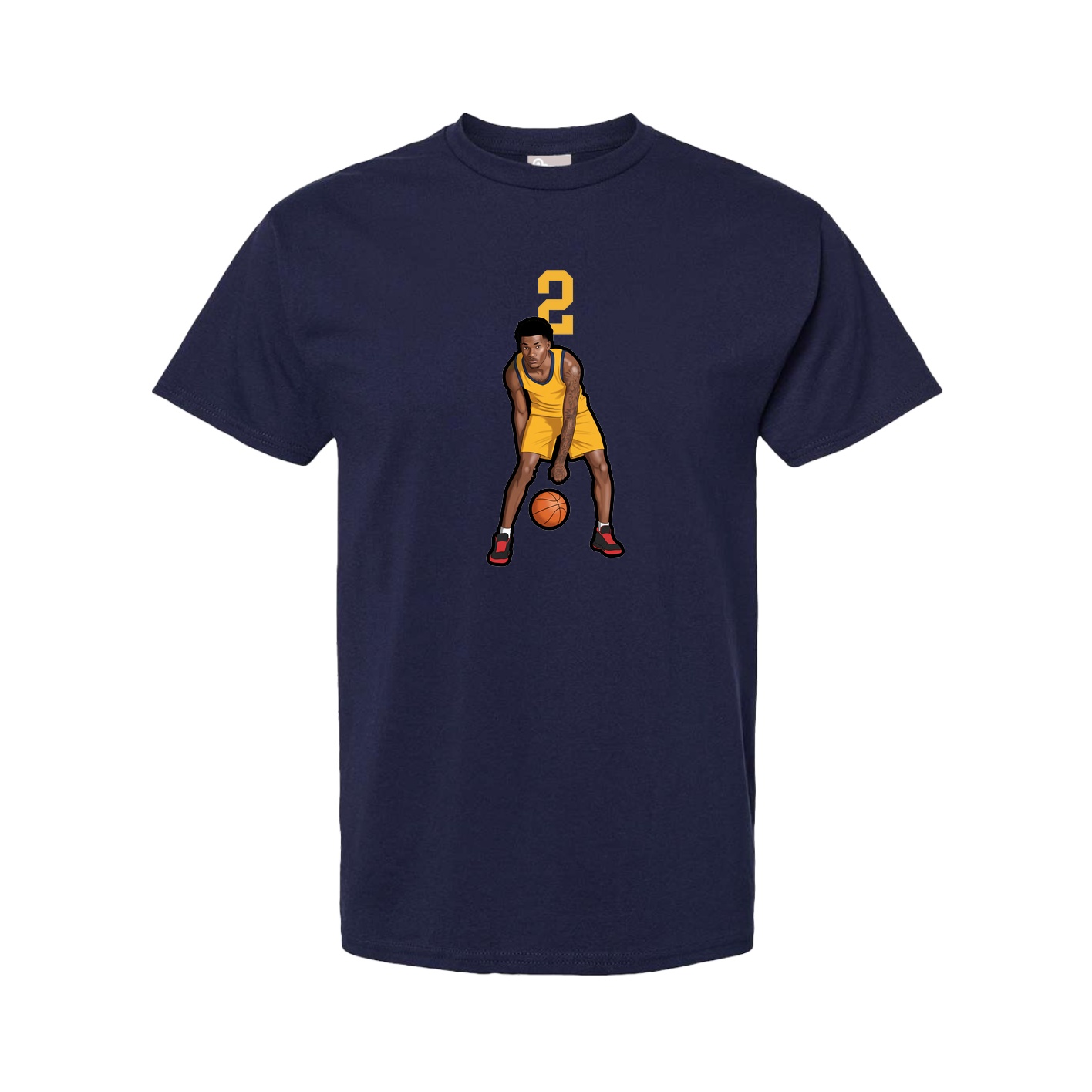 Tee — Number Top in Navy