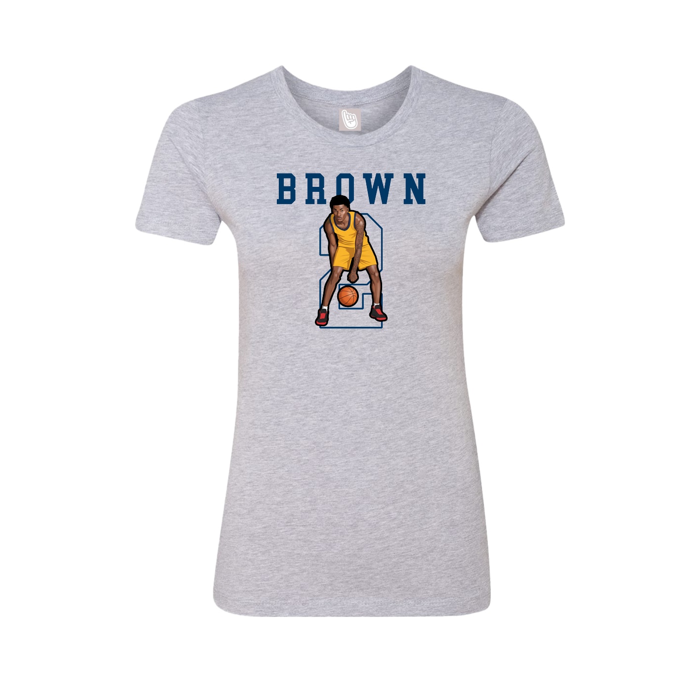 Fitted Women's Tee — Shirsey in Grey