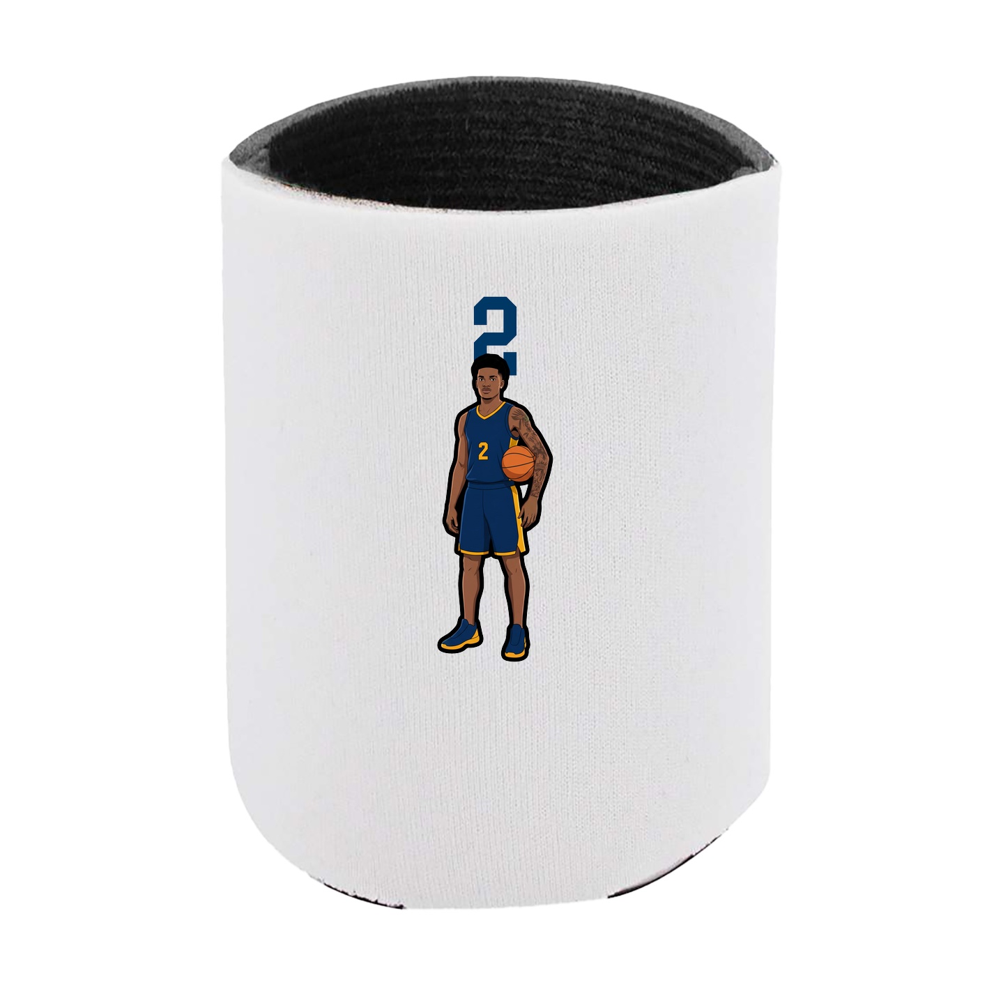 Can Holder — Number Top in White
