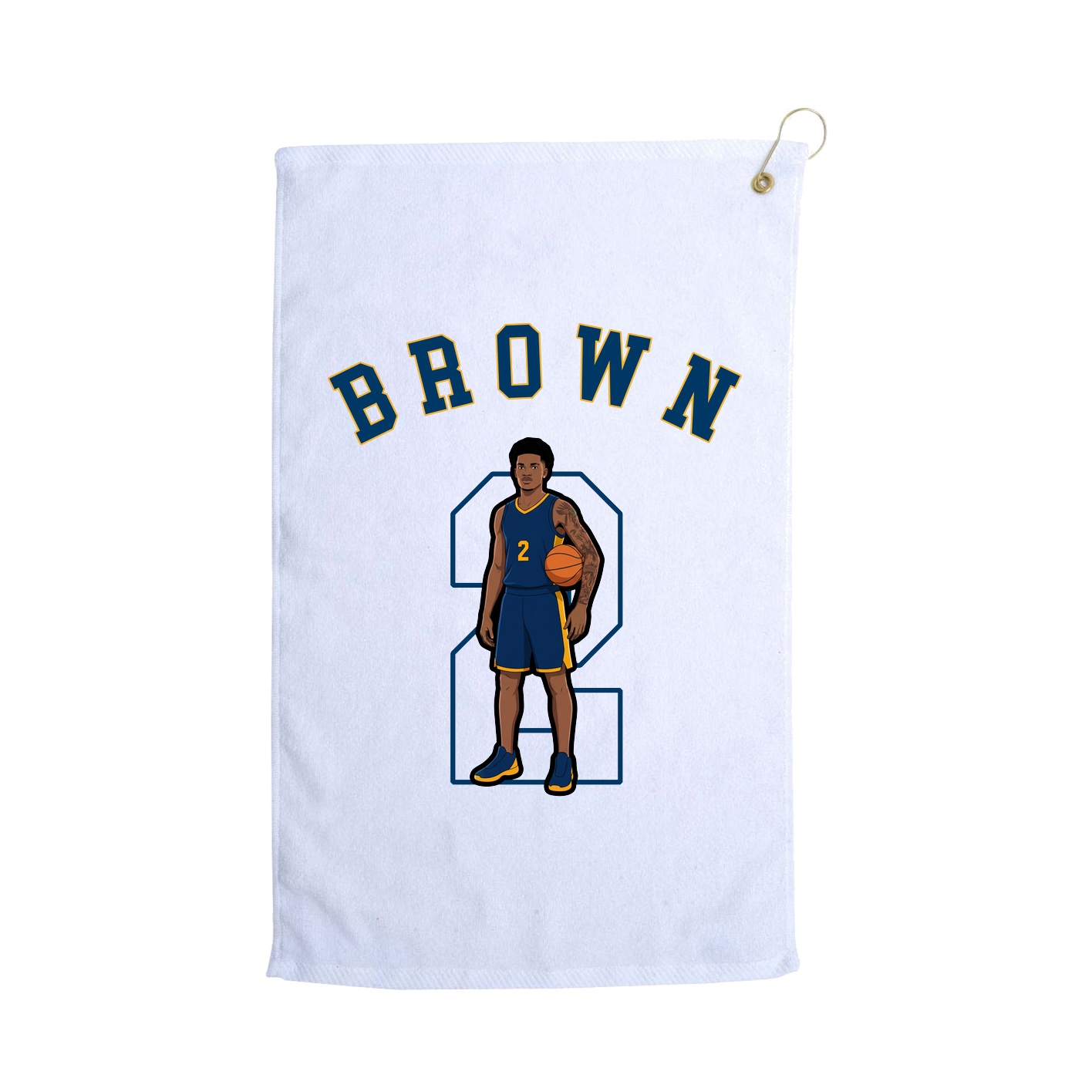 Golf Towel — Shirsey Arch in White