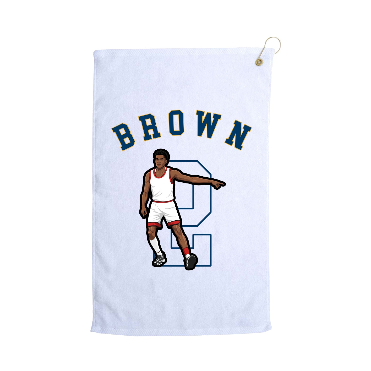 Golf Towel — Shirsey Arch in White