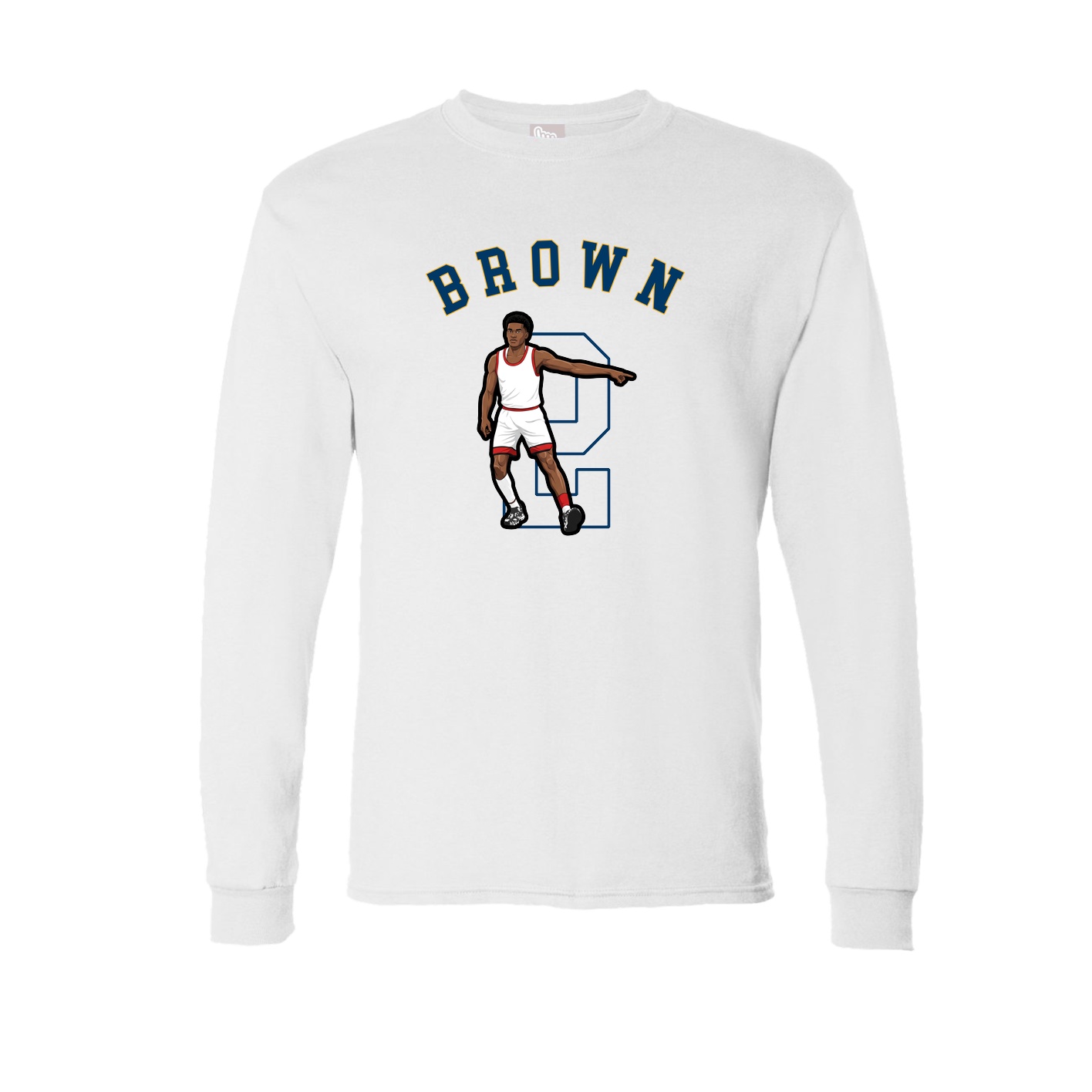 Long Sleeve Tee — Shirsey Arch in White