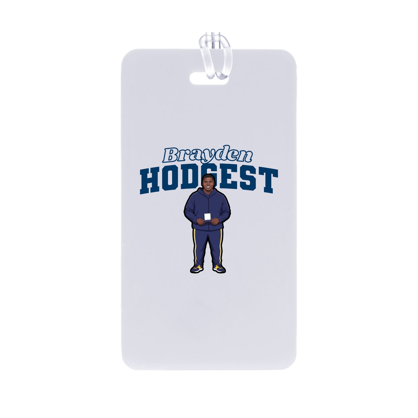 Bag Tag — Name Arch in Classic
