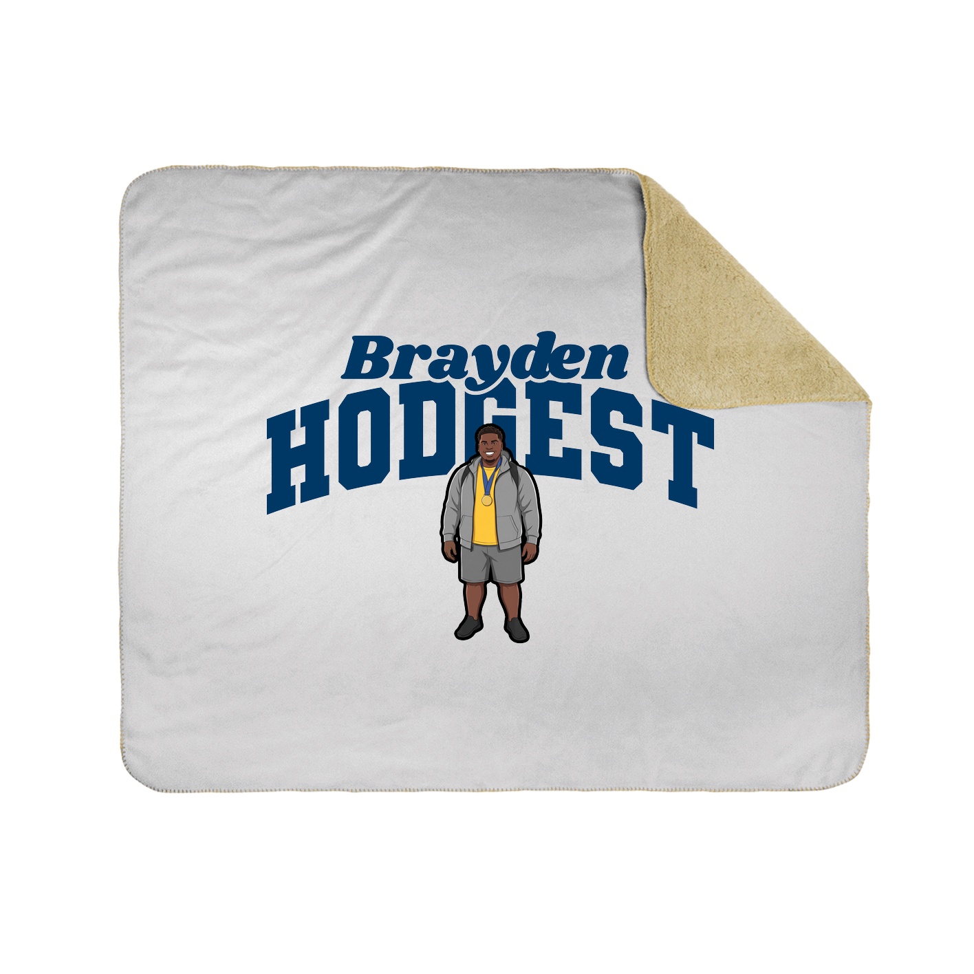 Throw Blanket — Signature Arch in White