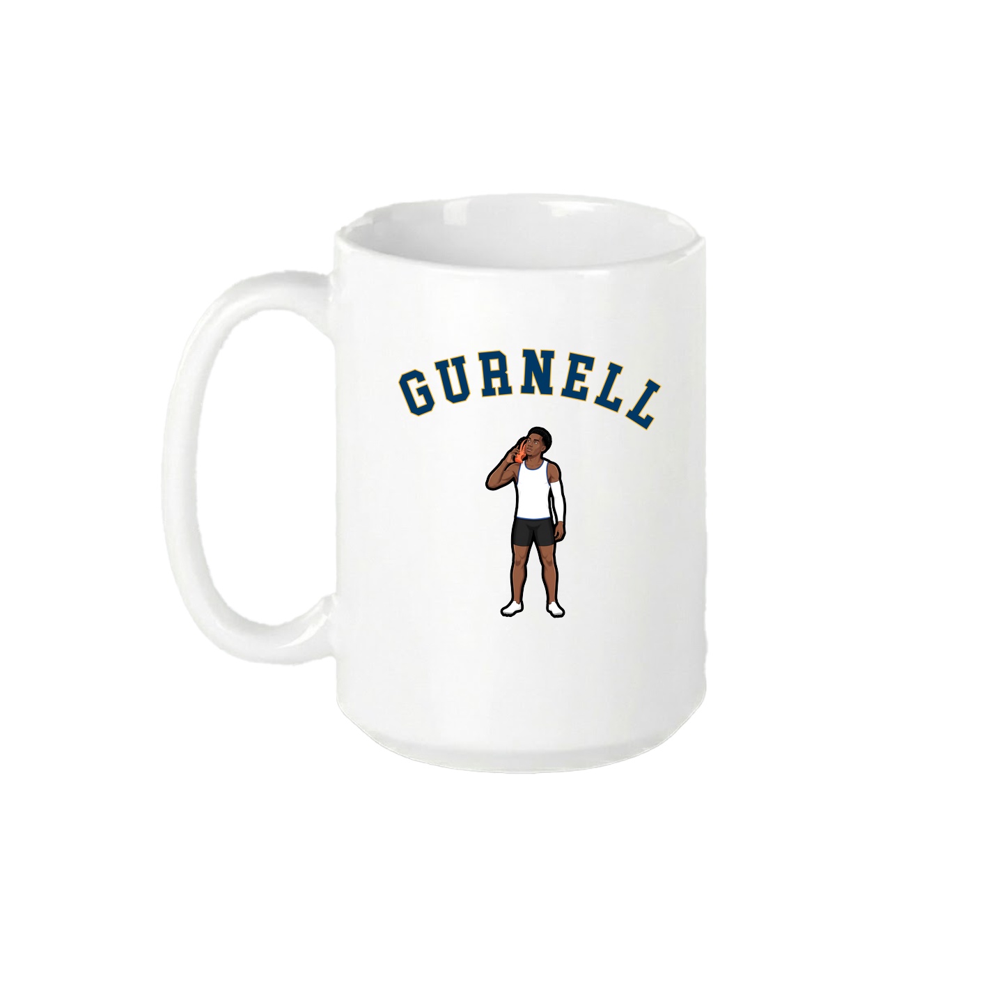 15oz Coffee Mug — Shirsey Arch in White