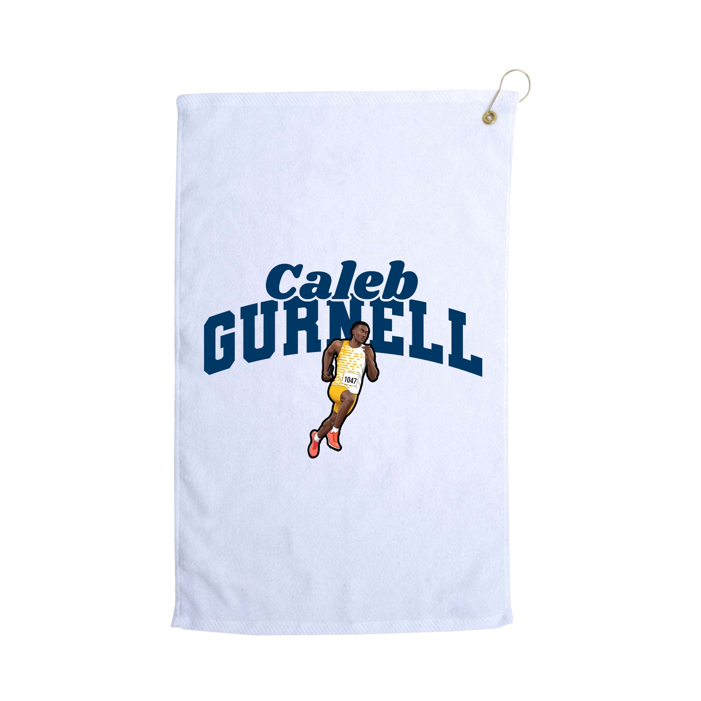 Golf Towel — Signature Arch in White