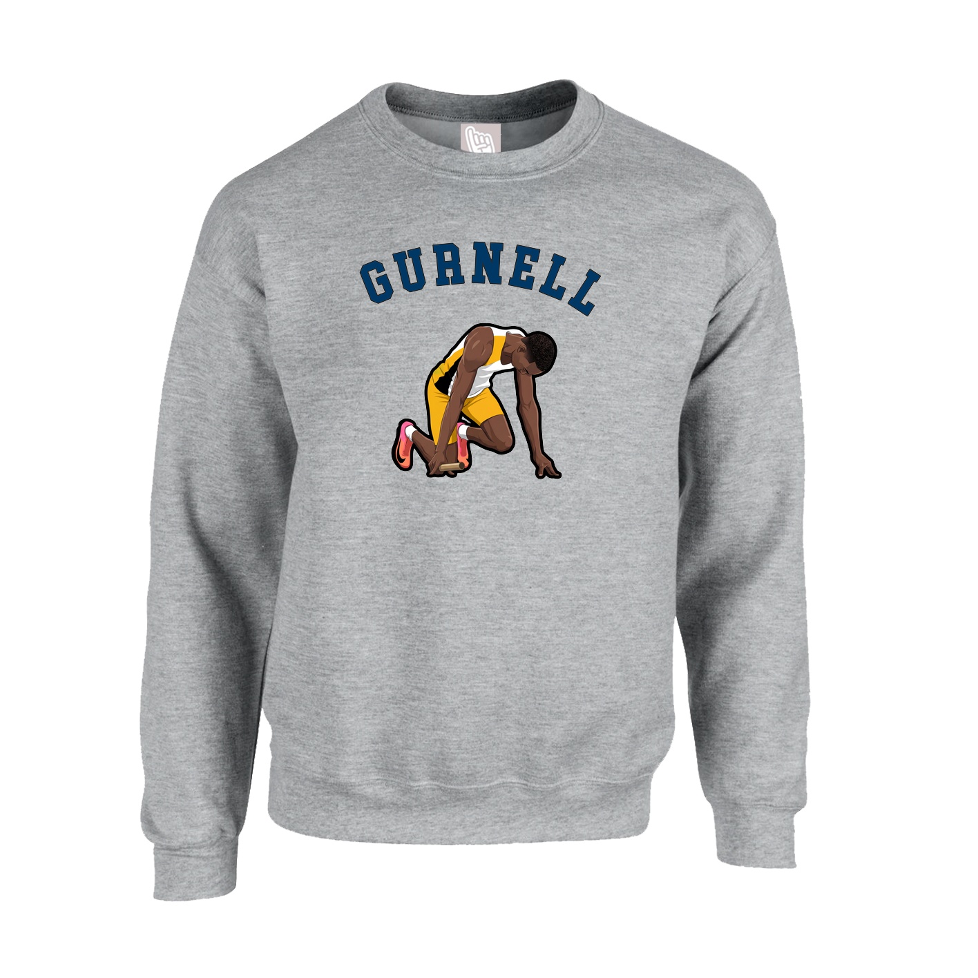 Fleece Crew — Shirsey Arch in Grey