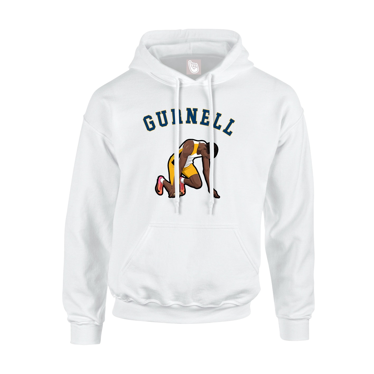 Youth Hoodie — Shirsey Arch in White