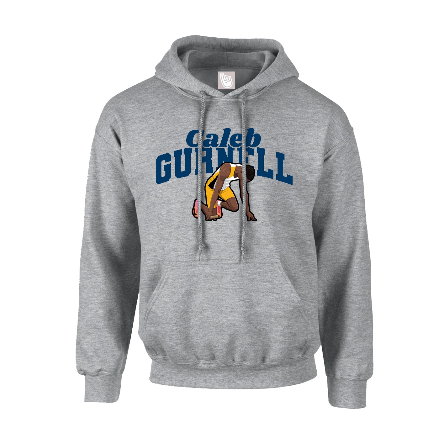 Hoodie — Signature Arch in Grey