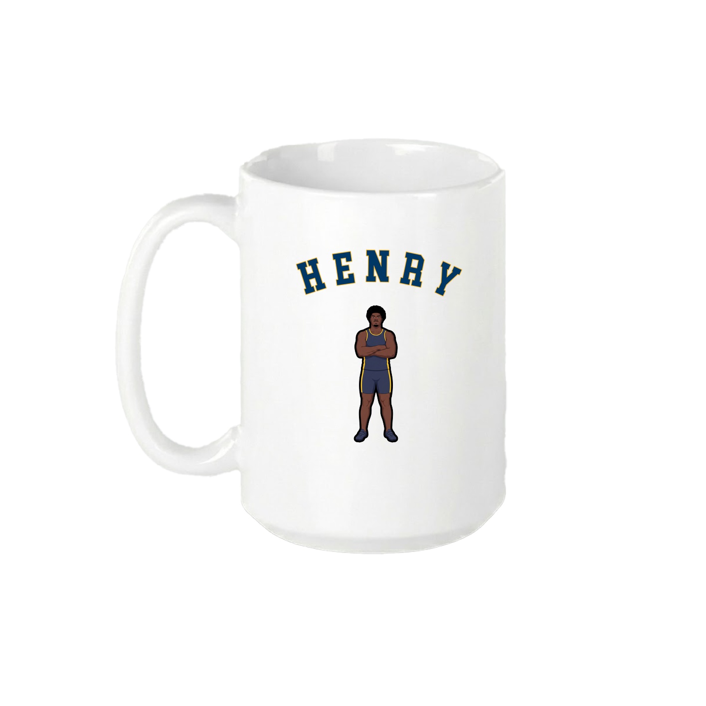 15oz Coffee Mug — Shirsey Arch in White