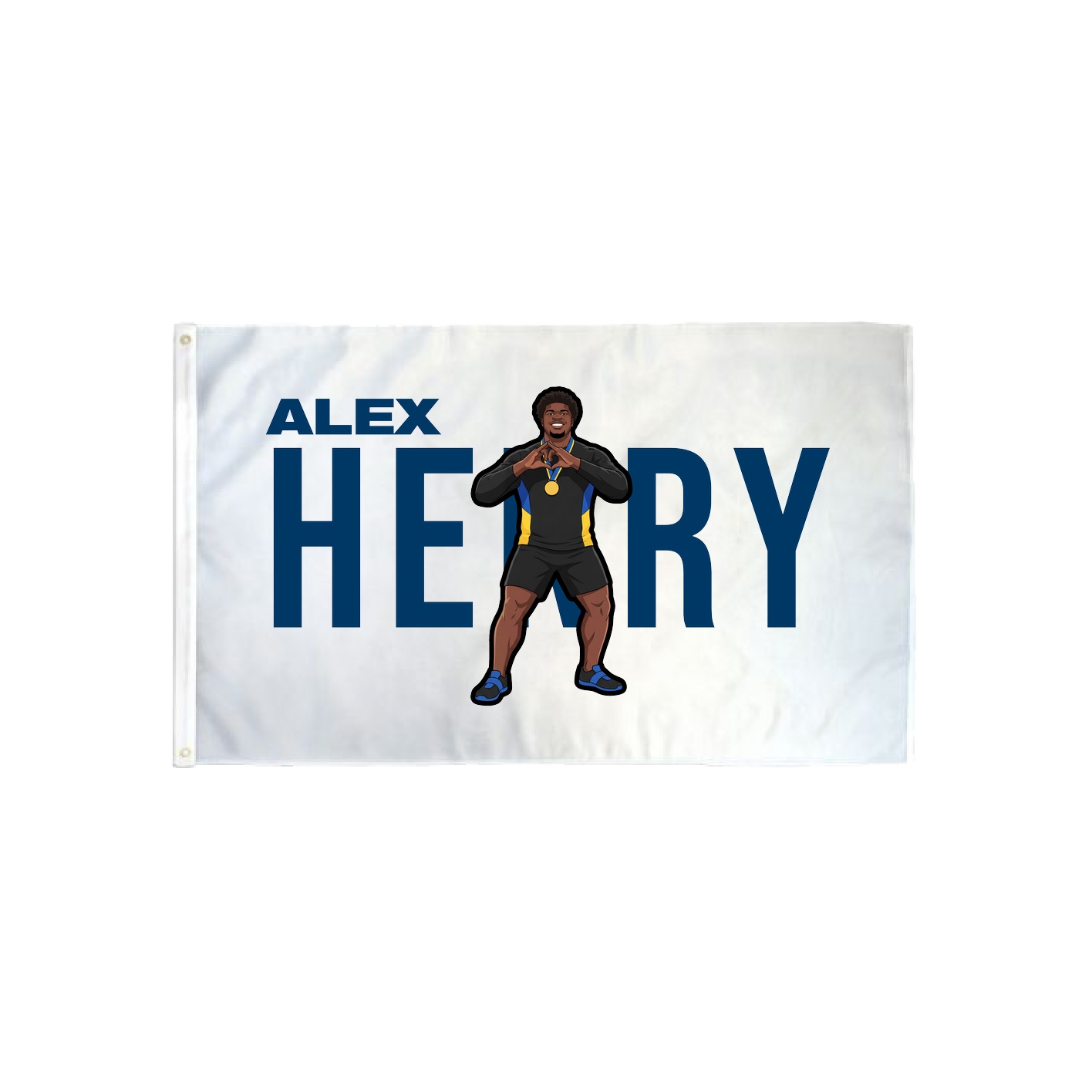 3x5 Flag — Player Name in Classic