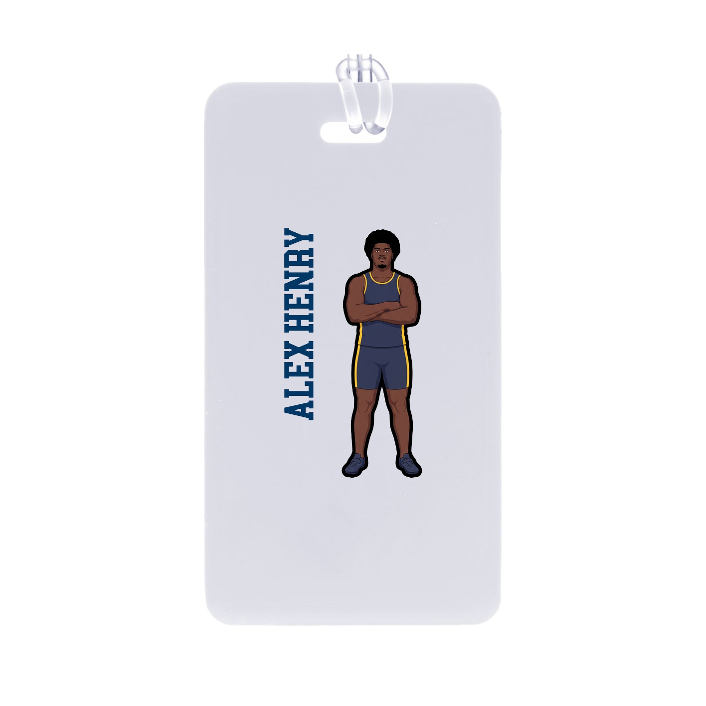 Bag Tag — Name Vertical in Classic