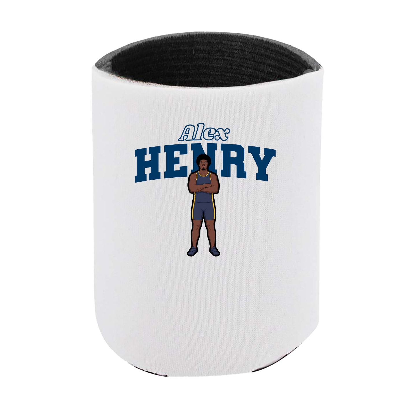 Can Holder — Name Arch in White