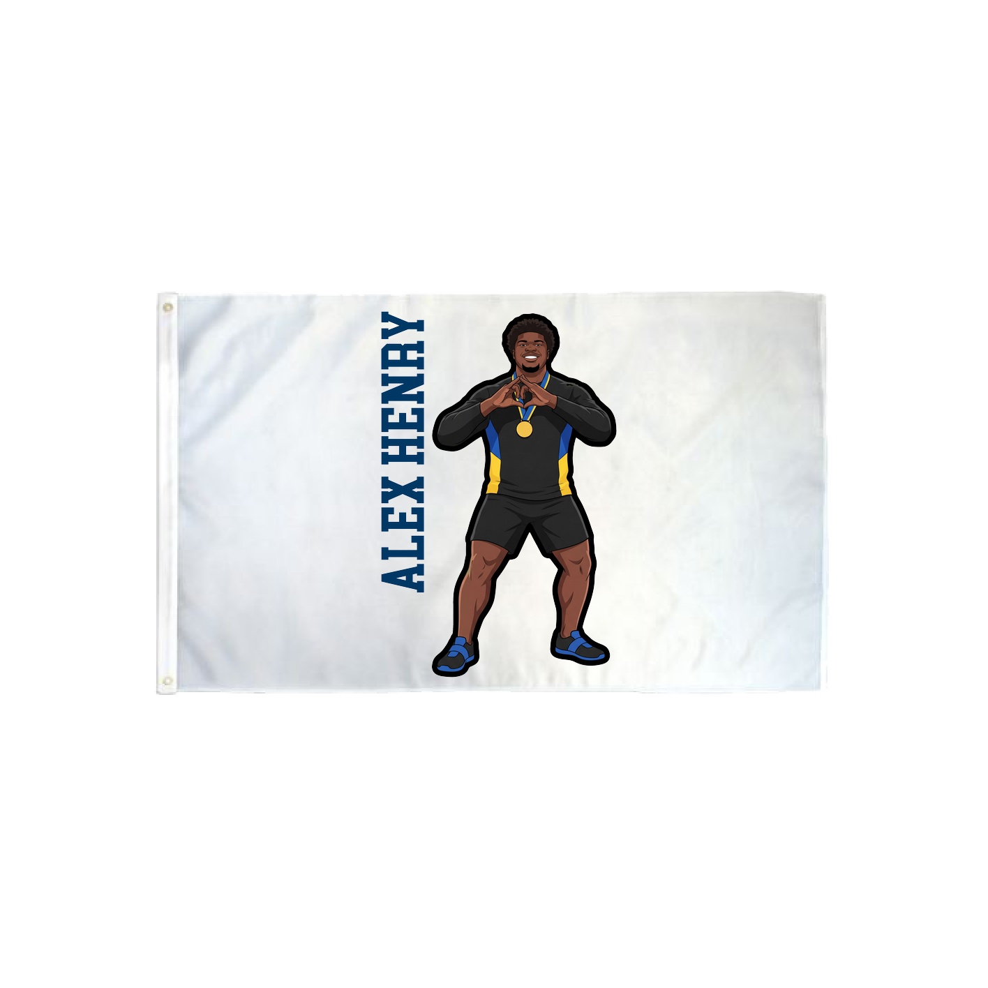 3x5 Flag — Name Vertical in Classic