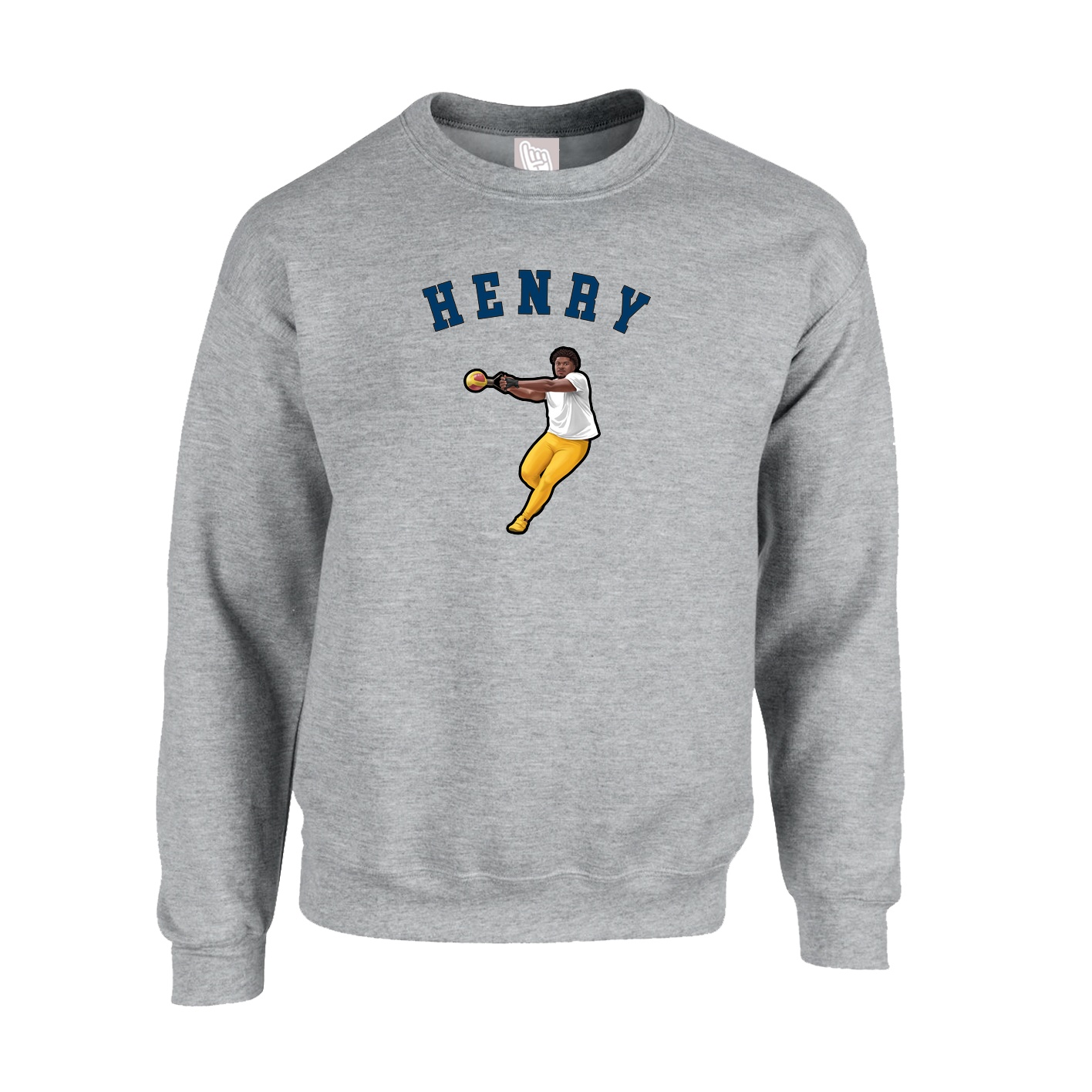 Fleece Crew — Shirsey Arch in Grey