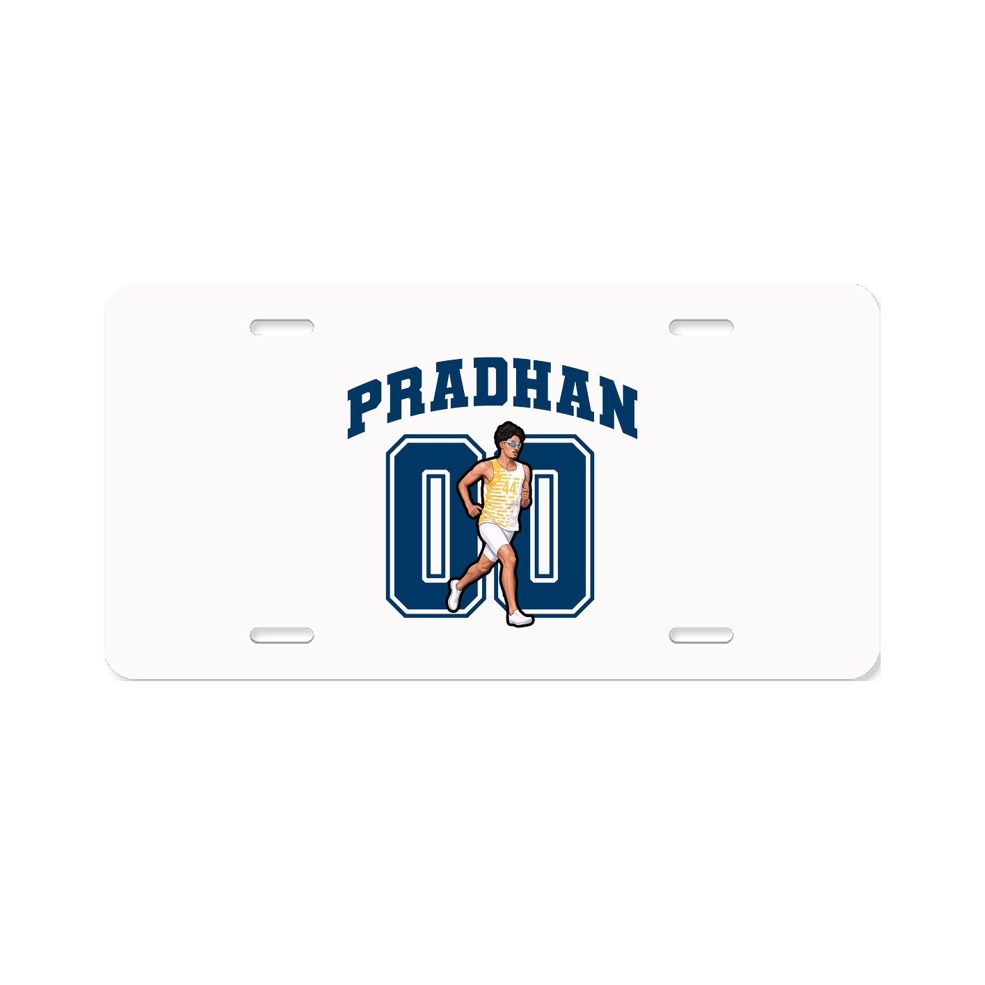 License Plate — Number in Classic