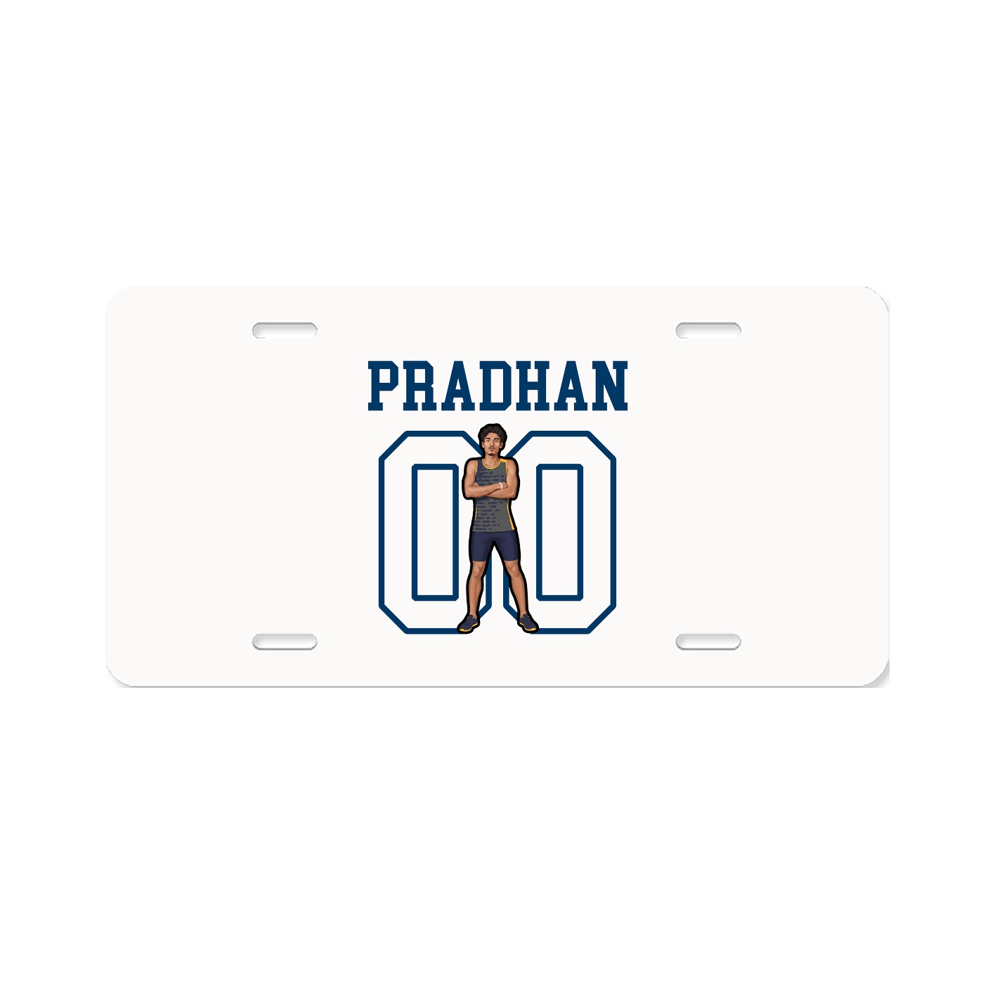 License Plate — Shirsey in Classic