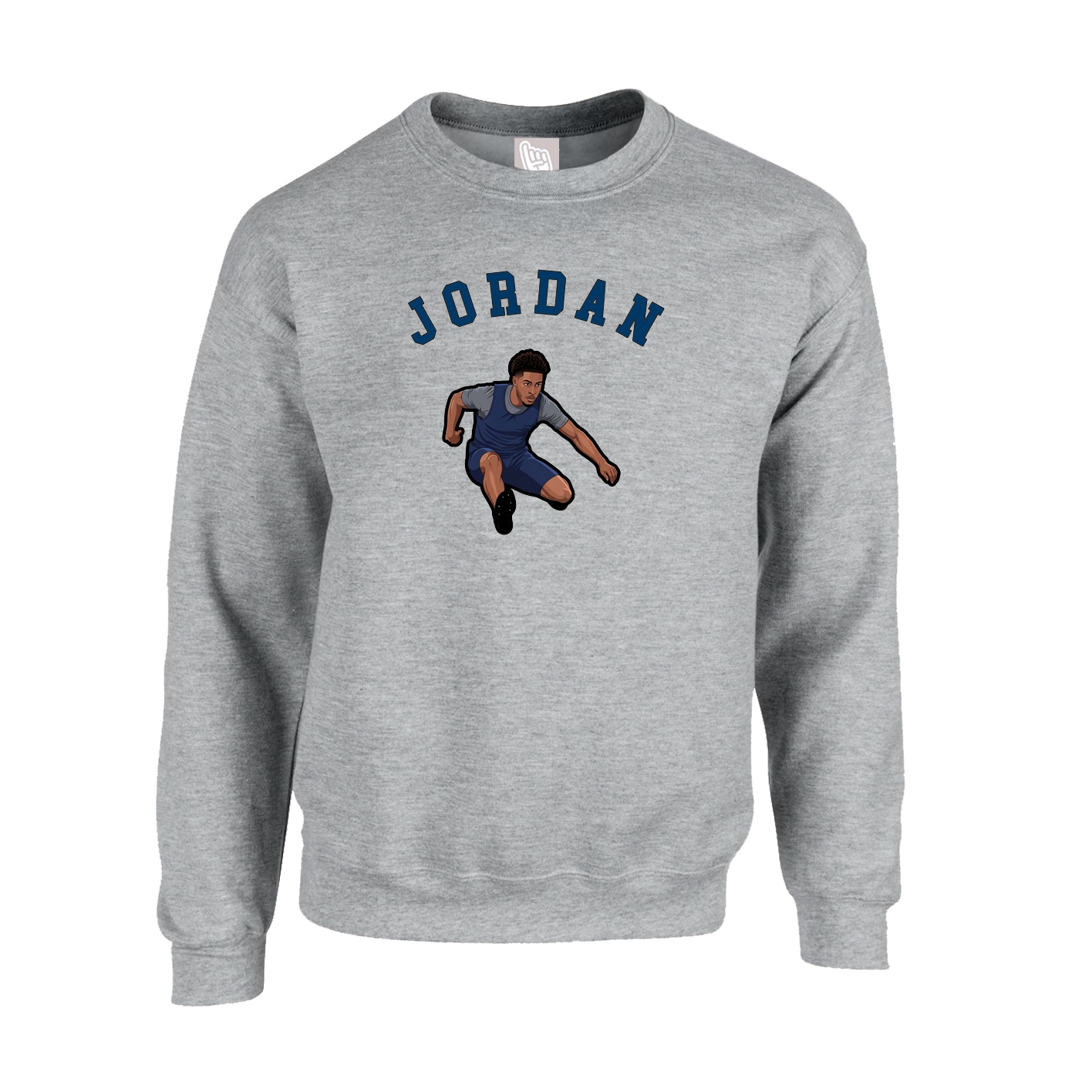 Fleece Crew — Shirsey Arch in Grey
