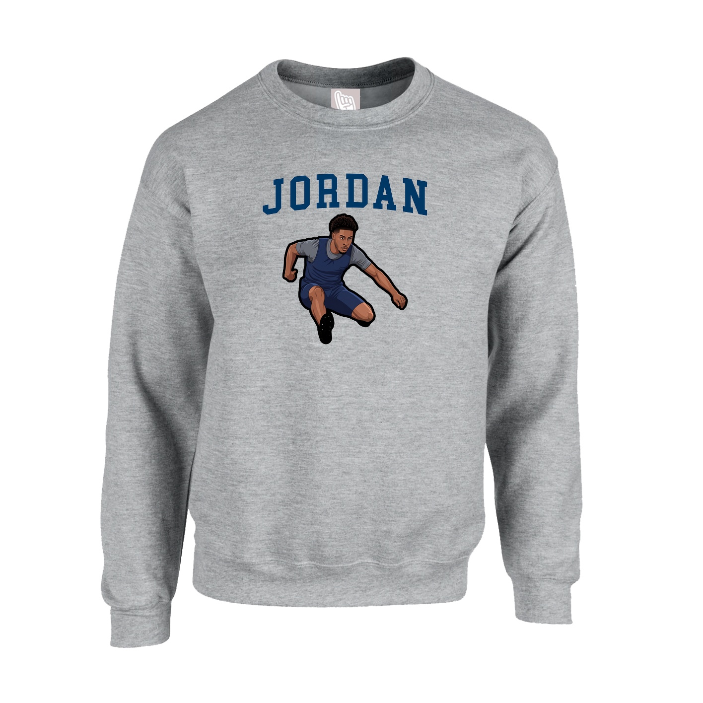 Fleece Crew — Shirsey in Grey