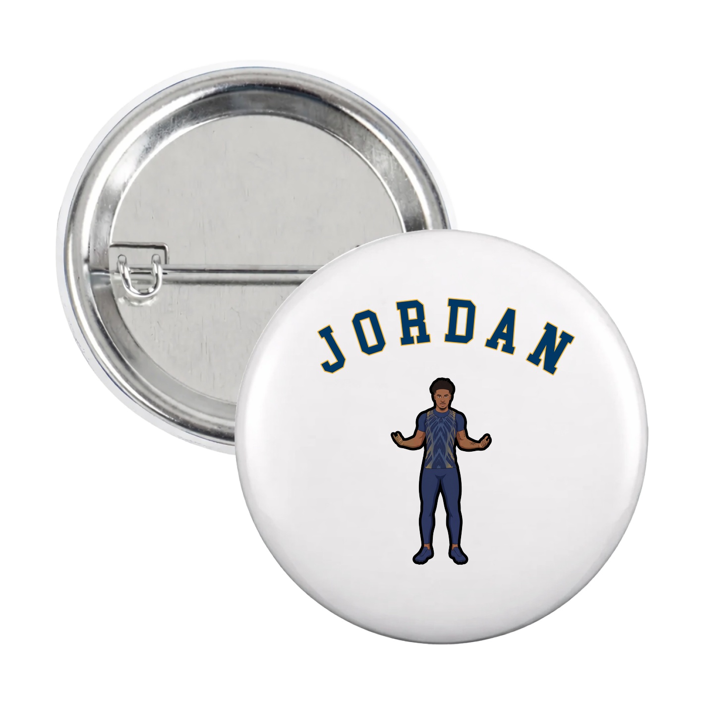 Game Day Button — Shirsey Arch in White