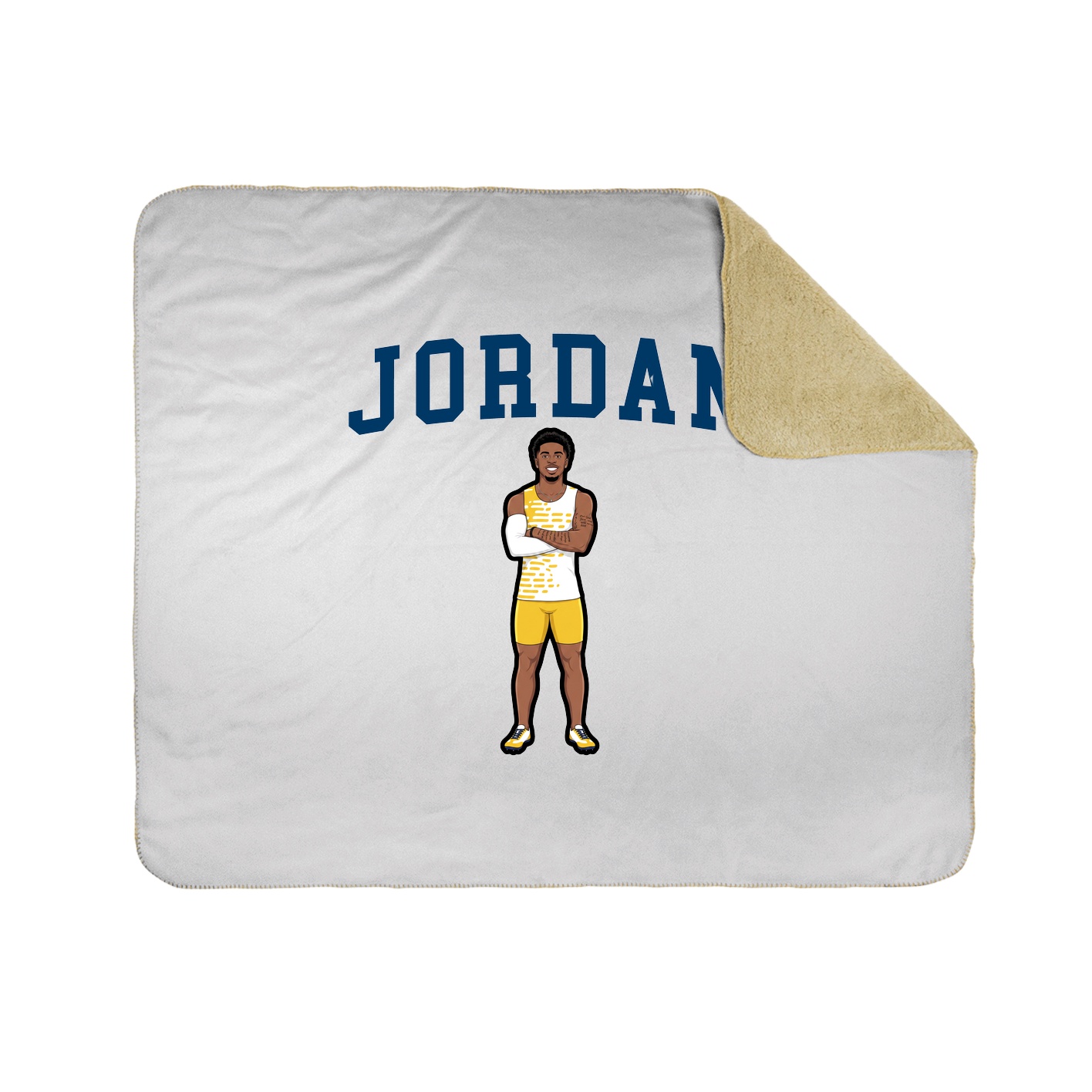 Throw Blanket — Shirsey in White