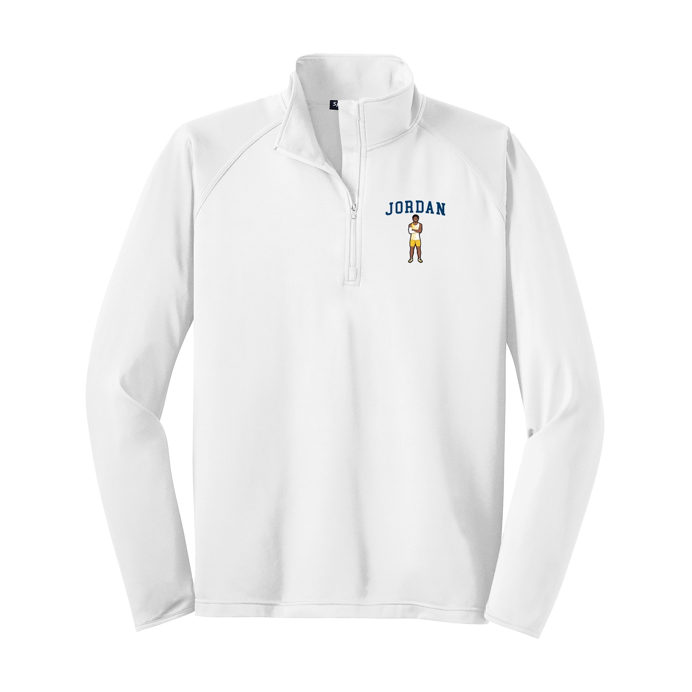 Q-Zip Pullover — Shirsey in White