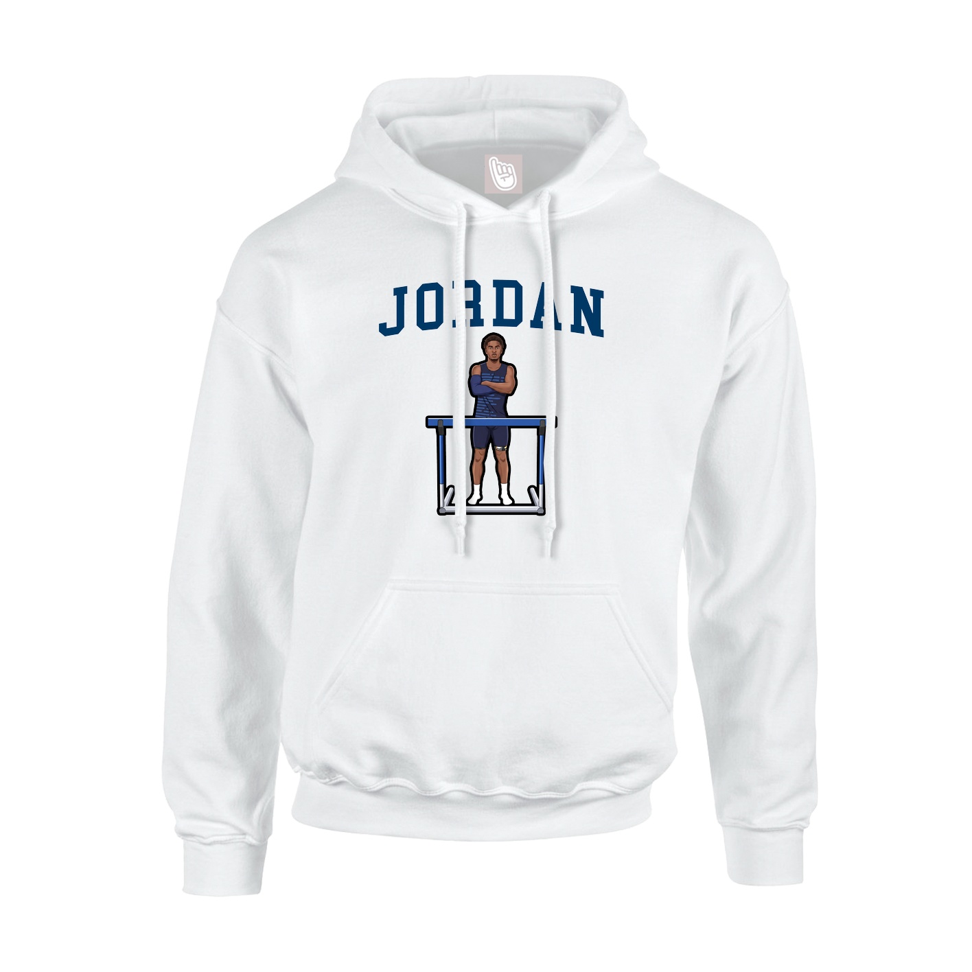 Hoodie — Shirsey in White
