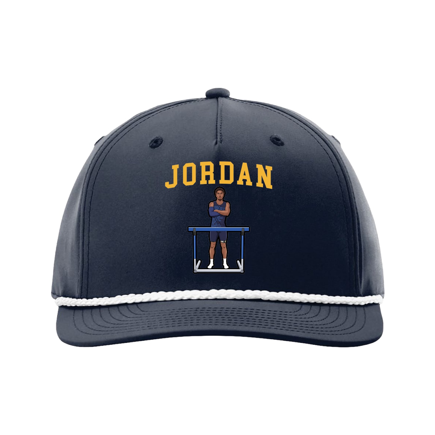 Five-Panel Classic Rope Cap — Shirsey in Navy