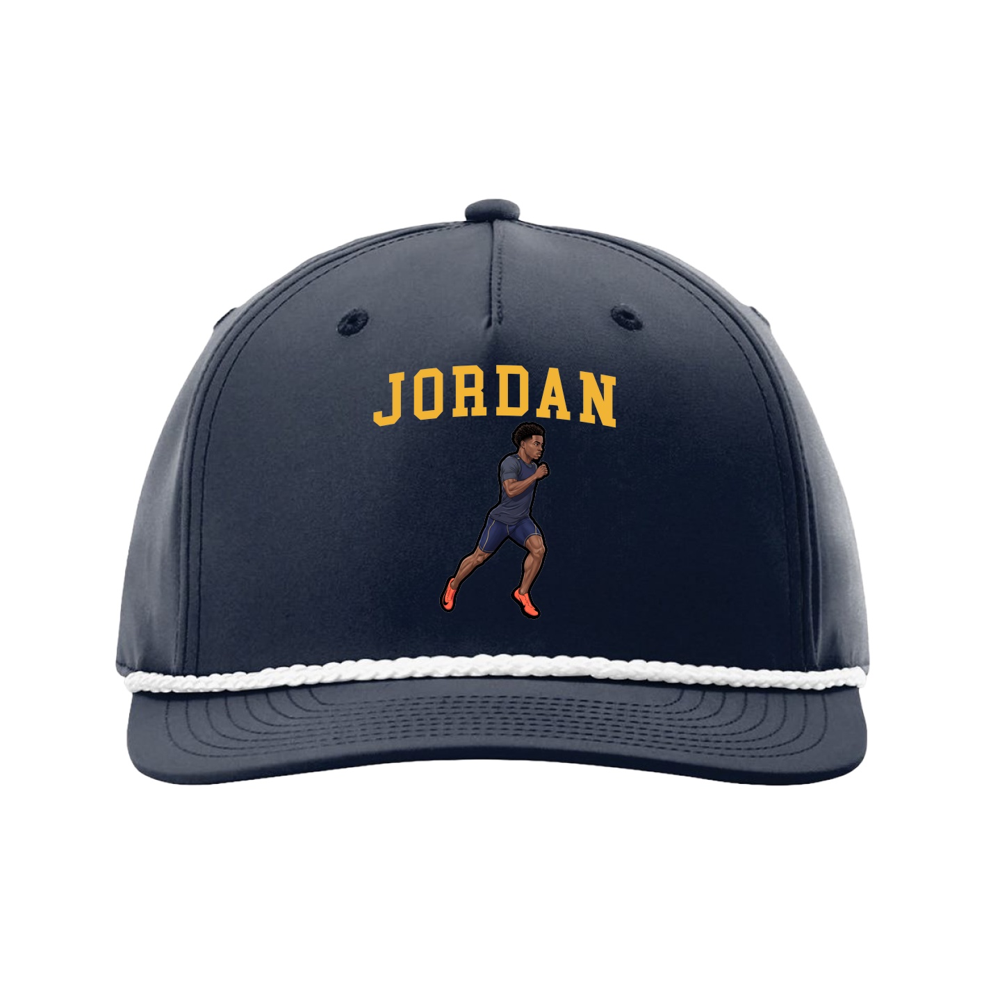 Five-Panel Classic Rope Cap — Shirsey in Navy