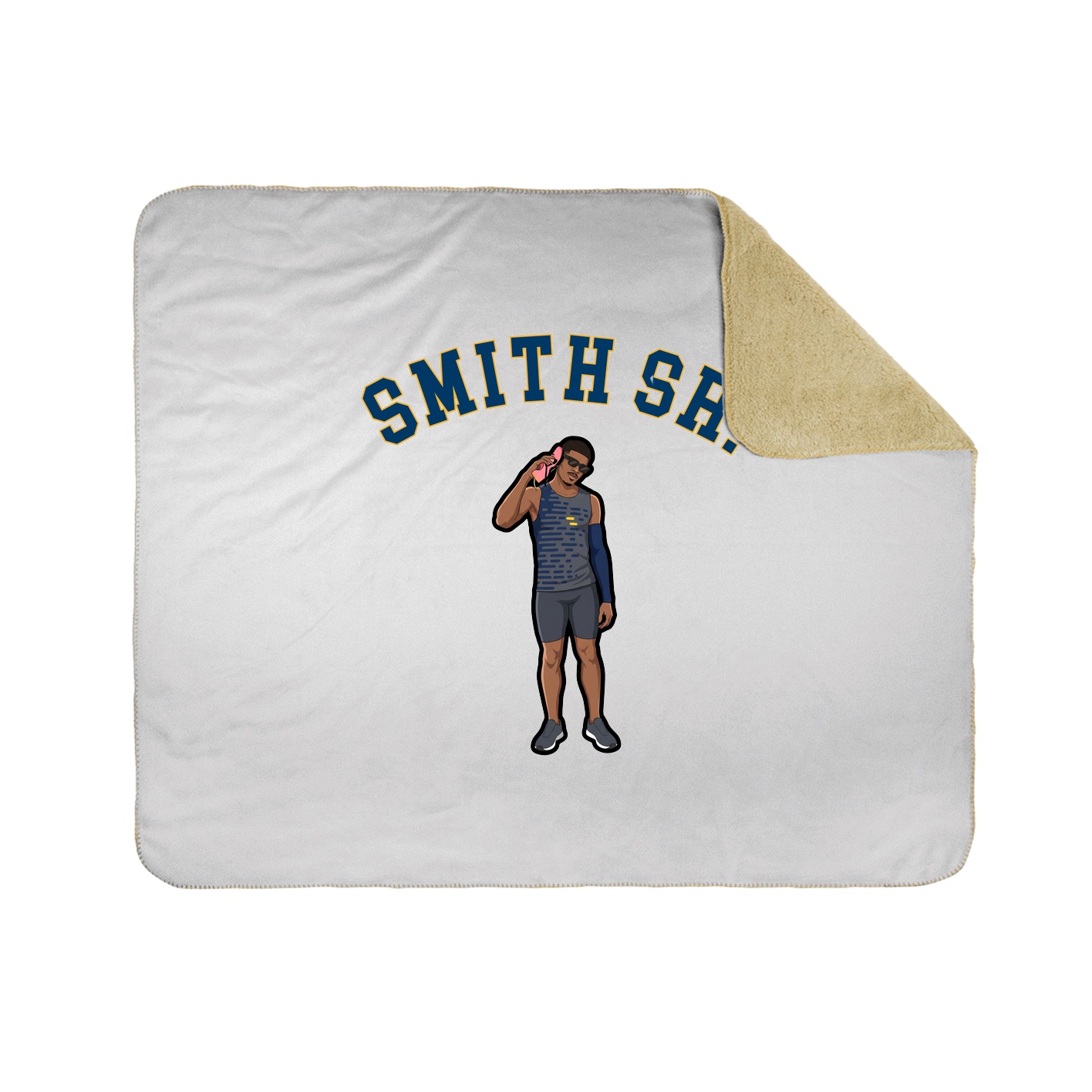 Throw Blanket — Shirsey Arch in White