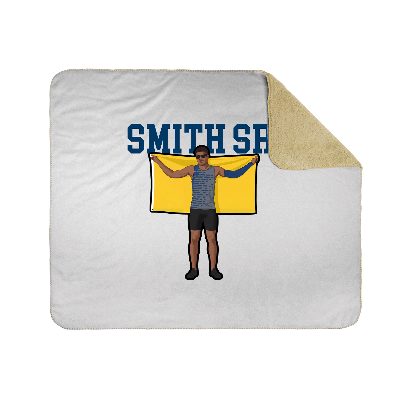 Throw Blanket — Shirsey in White