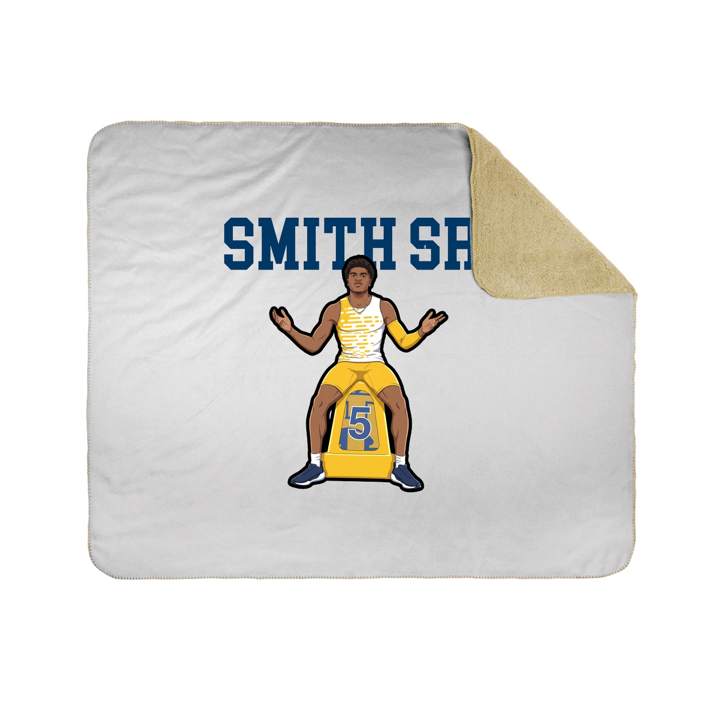 Throw Blanket — Shirsey in White