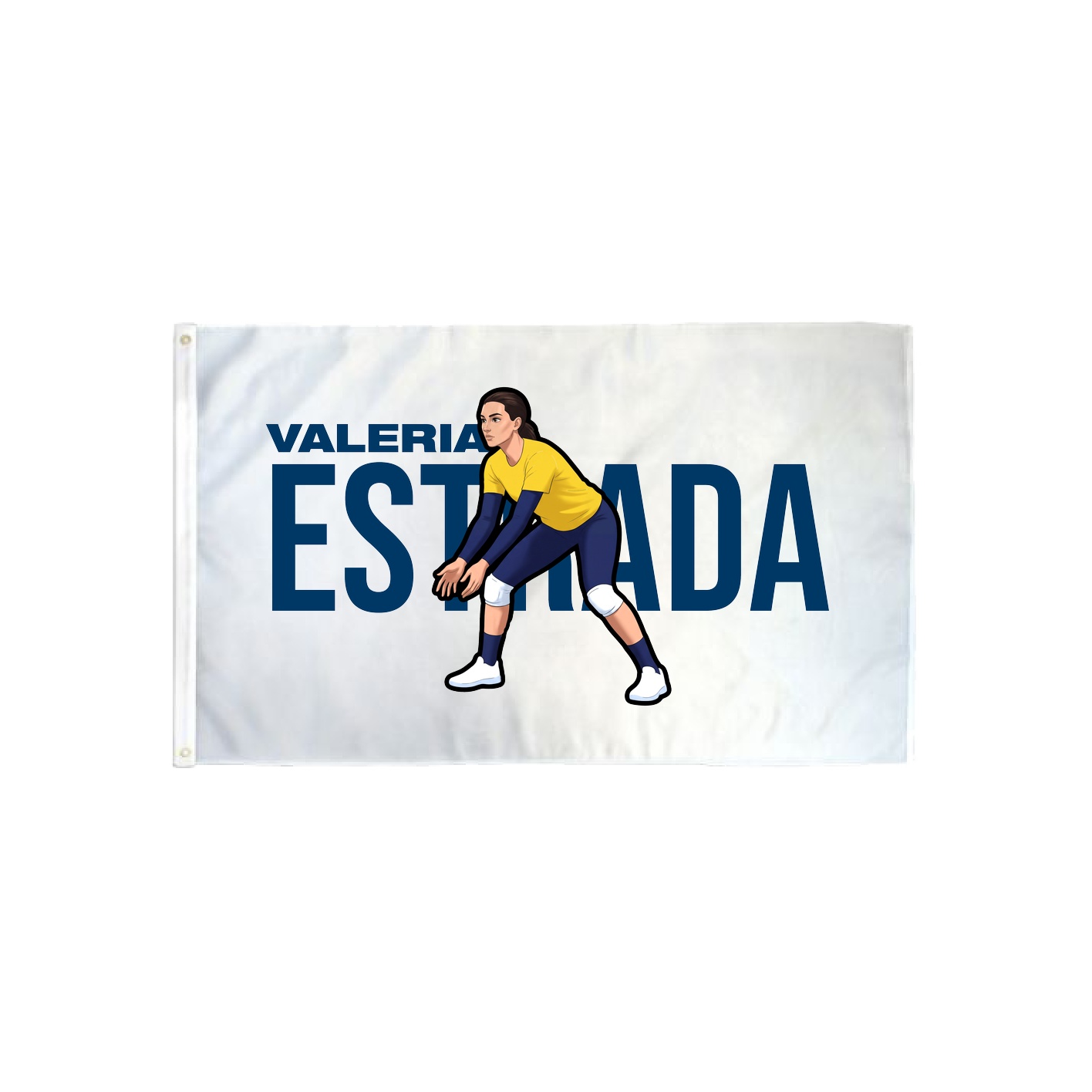 3x5 Flag — Player Name in Classic