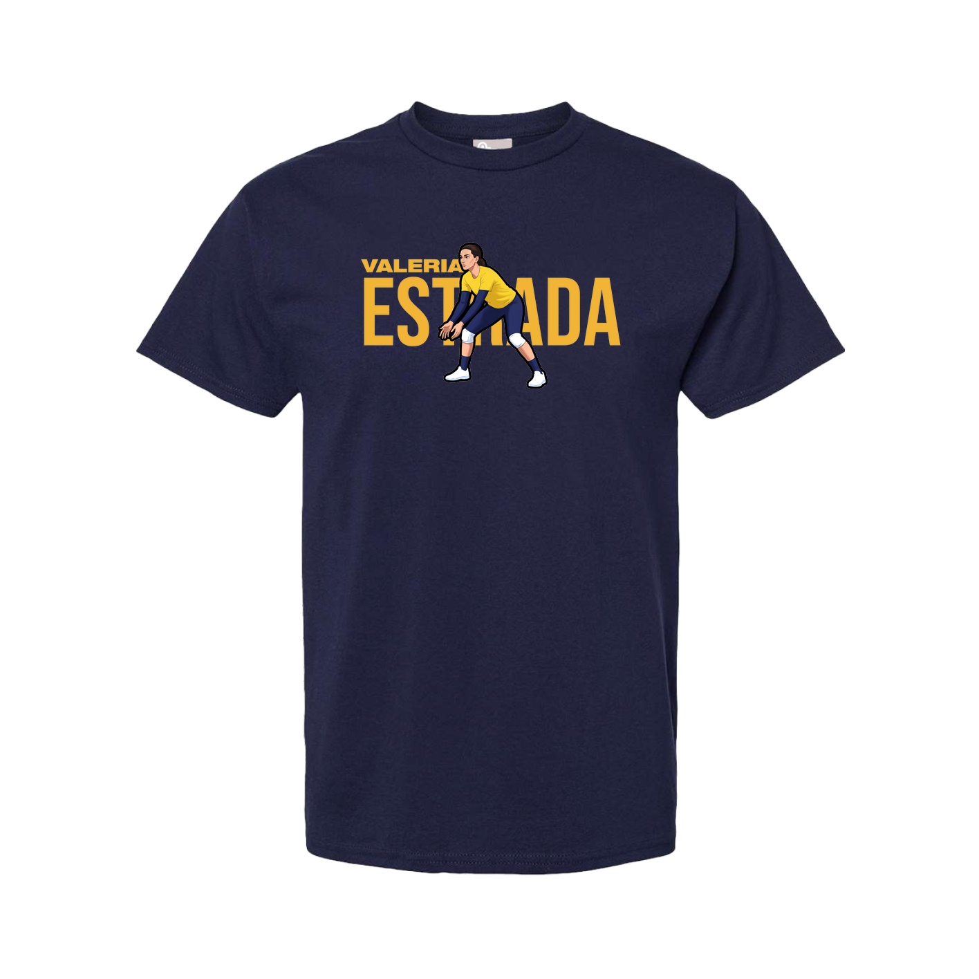 Youth Tee — Player Name in Navy