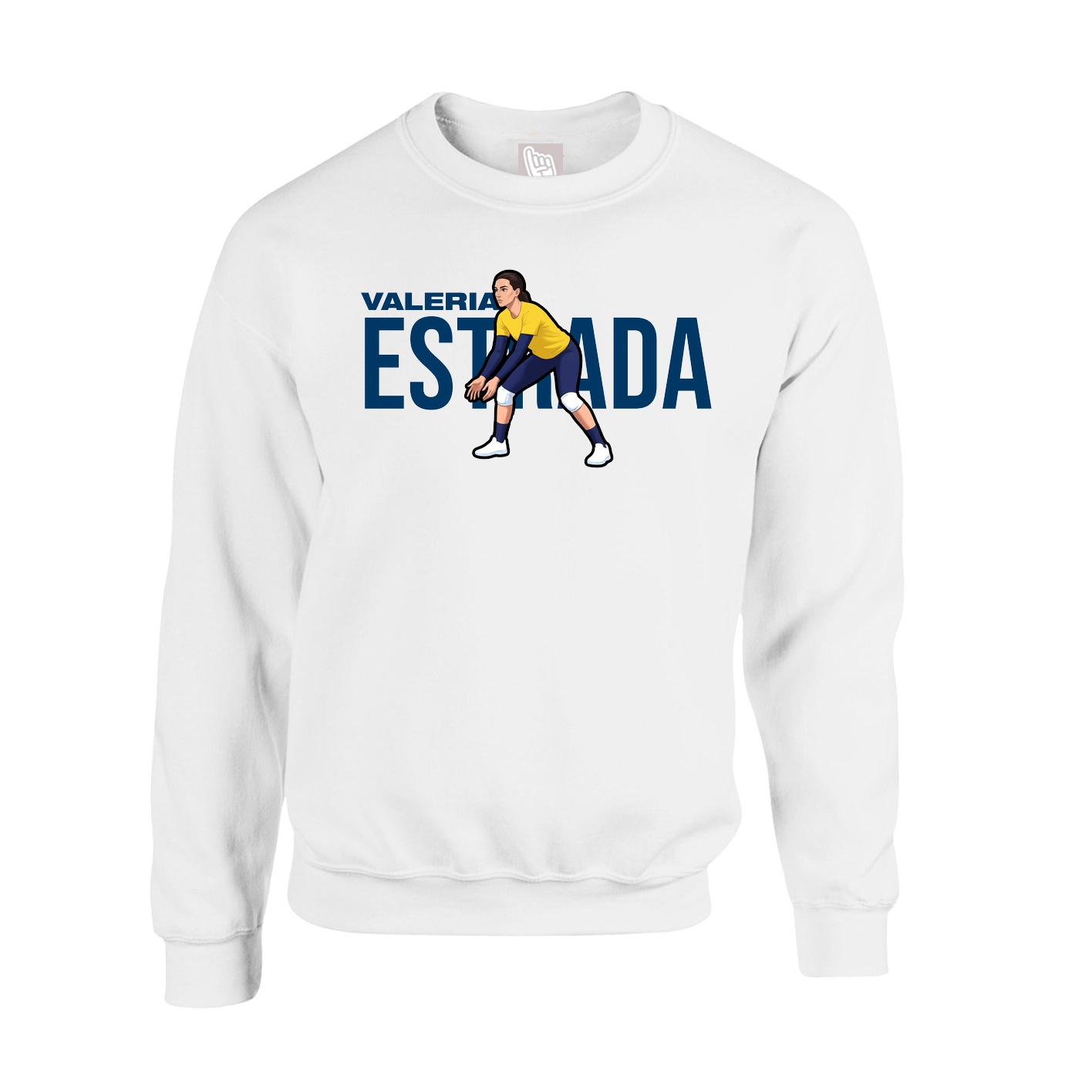 Fleece Crew — Player Name in White