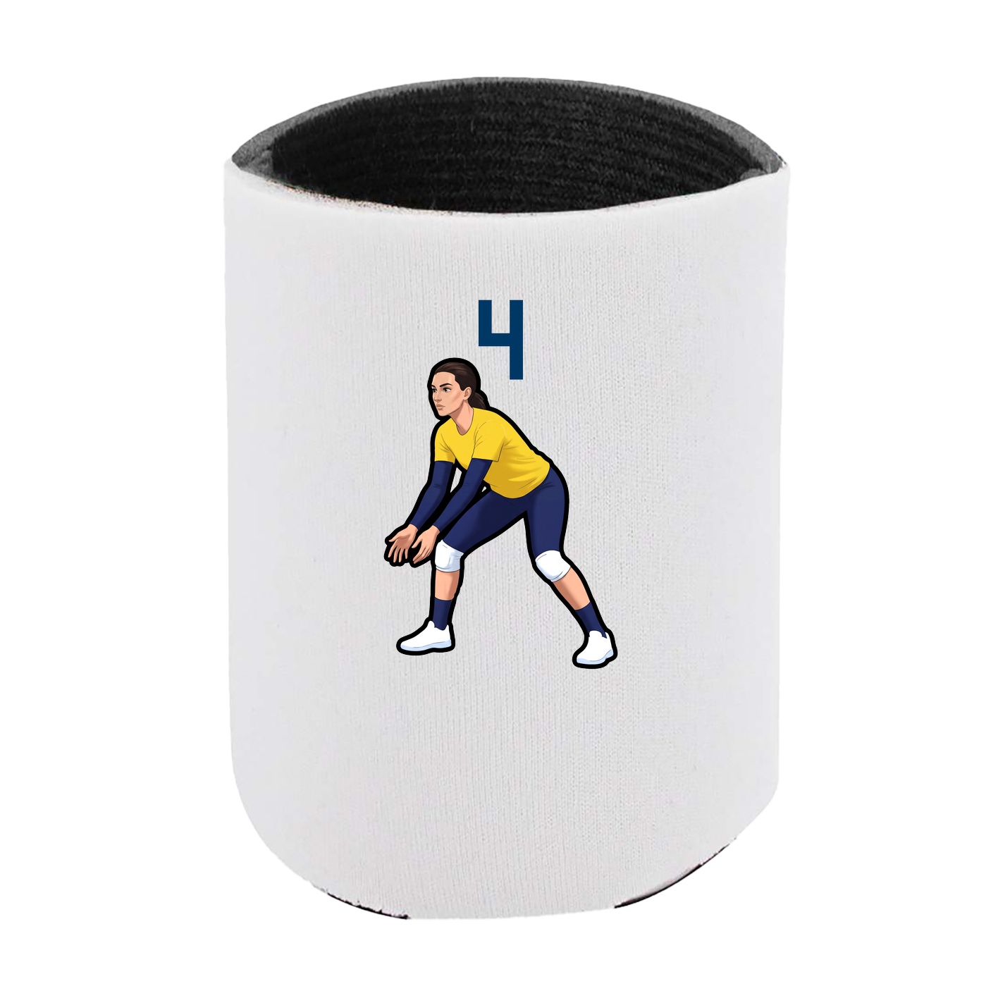 Can Holder — Number Top in White