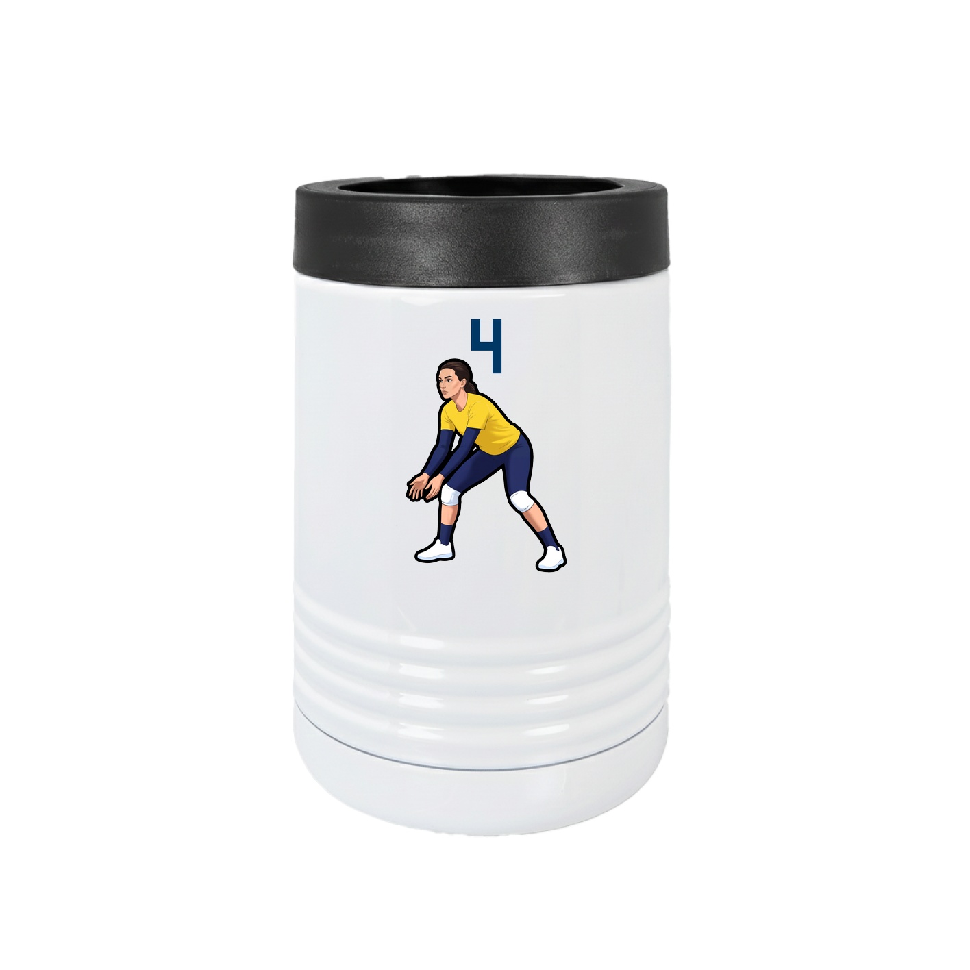 Beverage Holder — Number Top in White