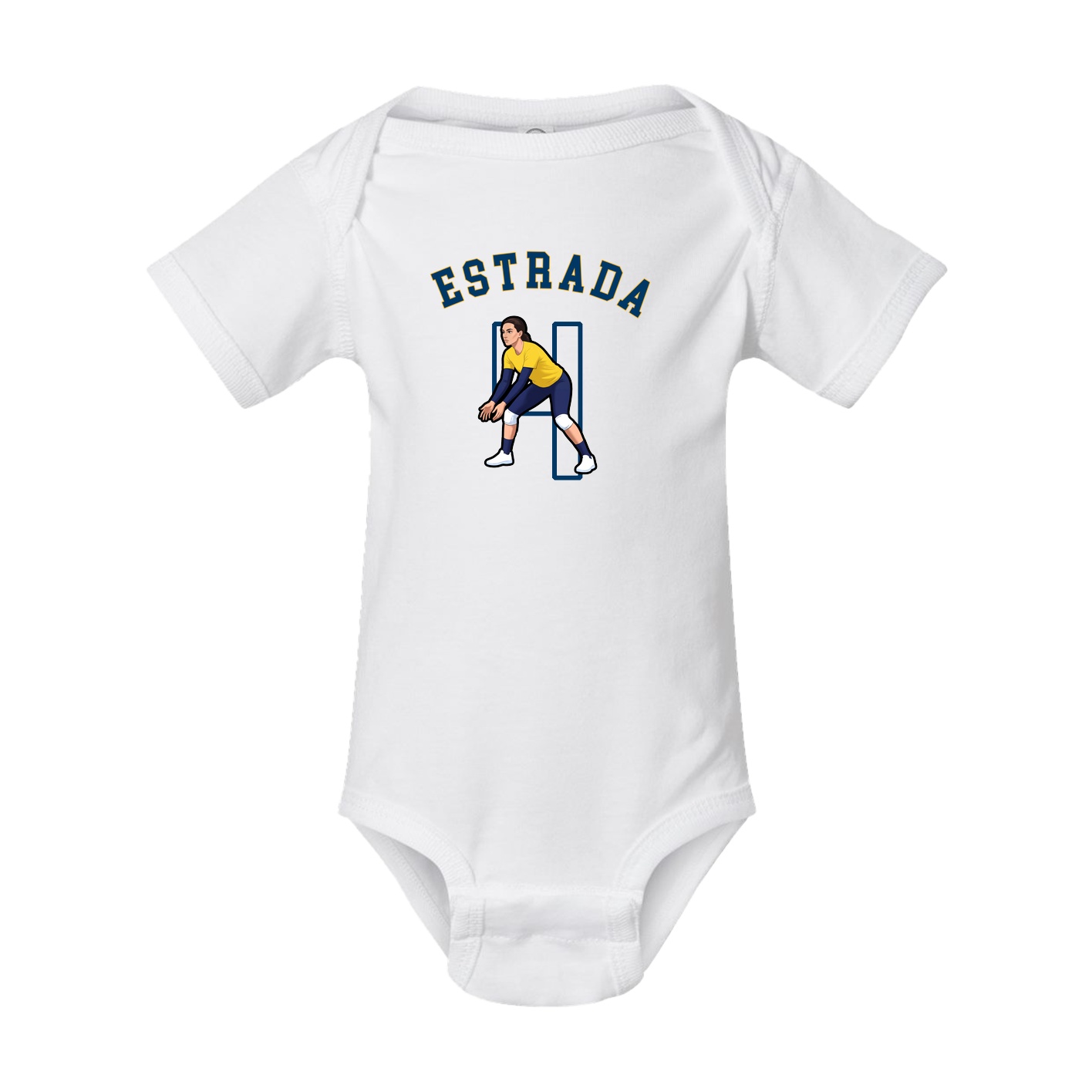 Baby Onesie — Shirsey Arch in White