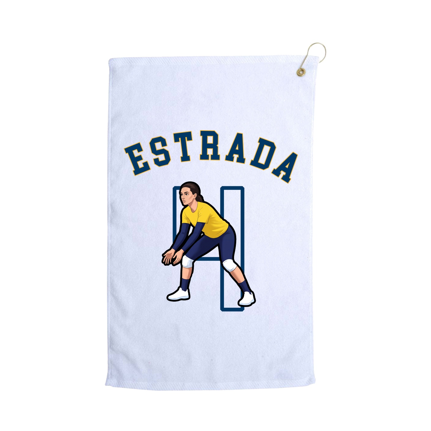 Golf Towel — Shirsey Arch in White