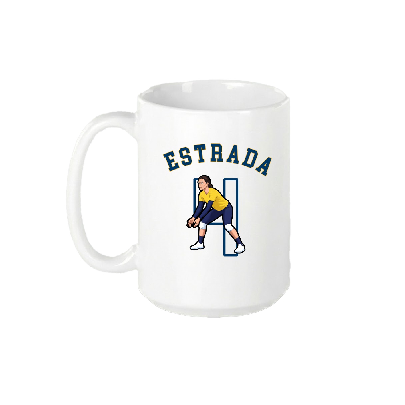 15oz Coffee Mug — Shirsey Arch in White