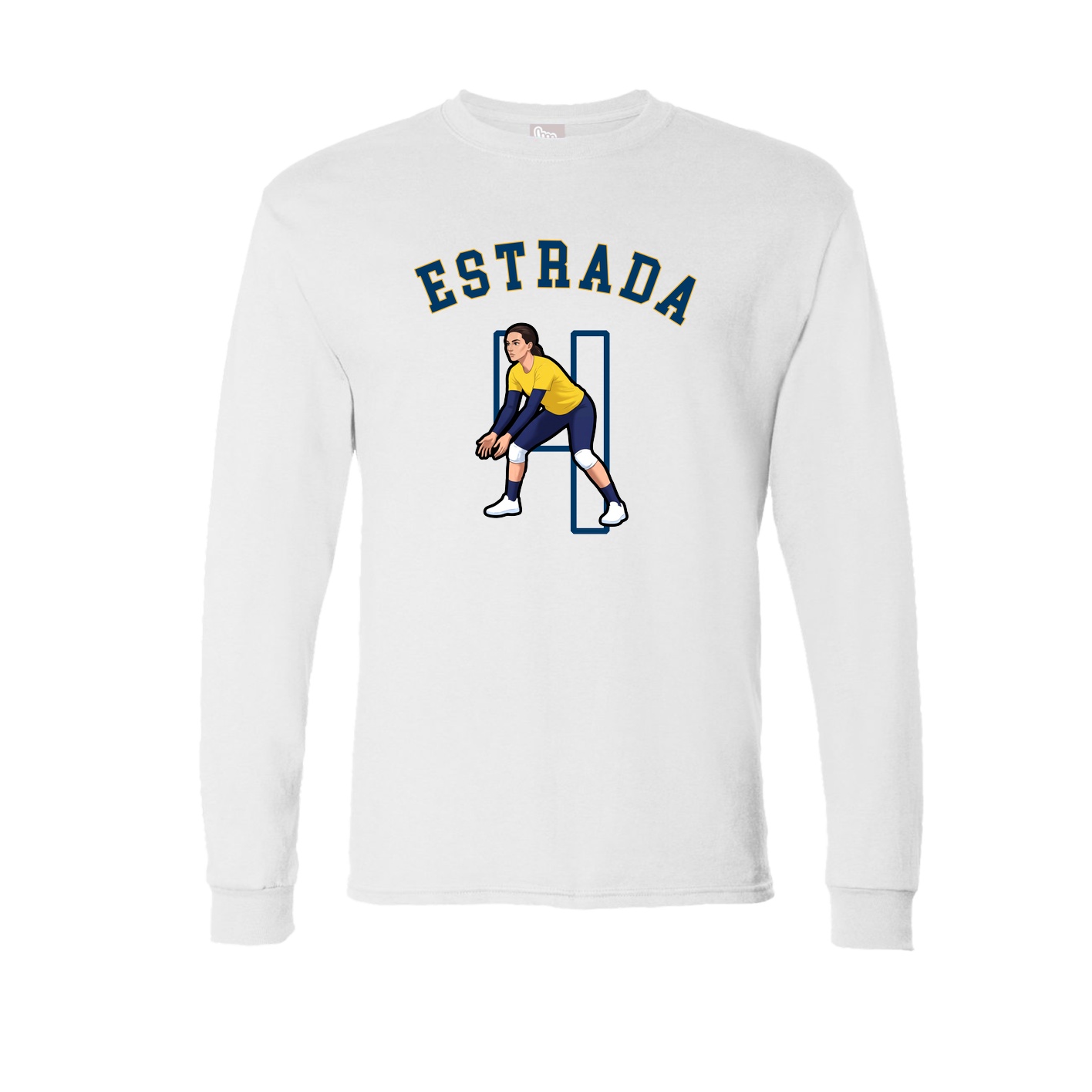 Long Sleeve Tee — Shirsey Arch in White