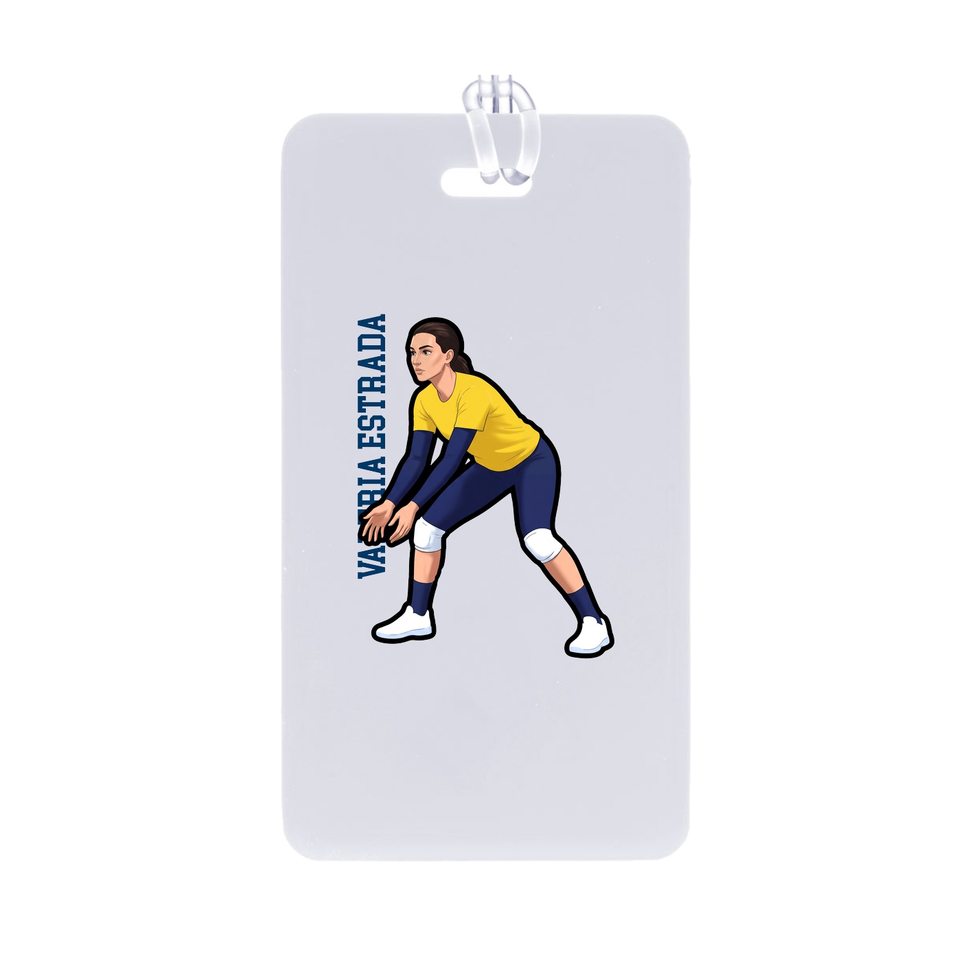 Bag Tag — Name Vertical in Classic