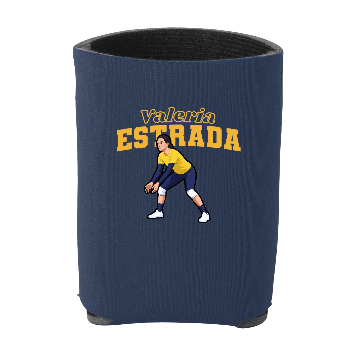 Can Holder — Name Arch in Navy