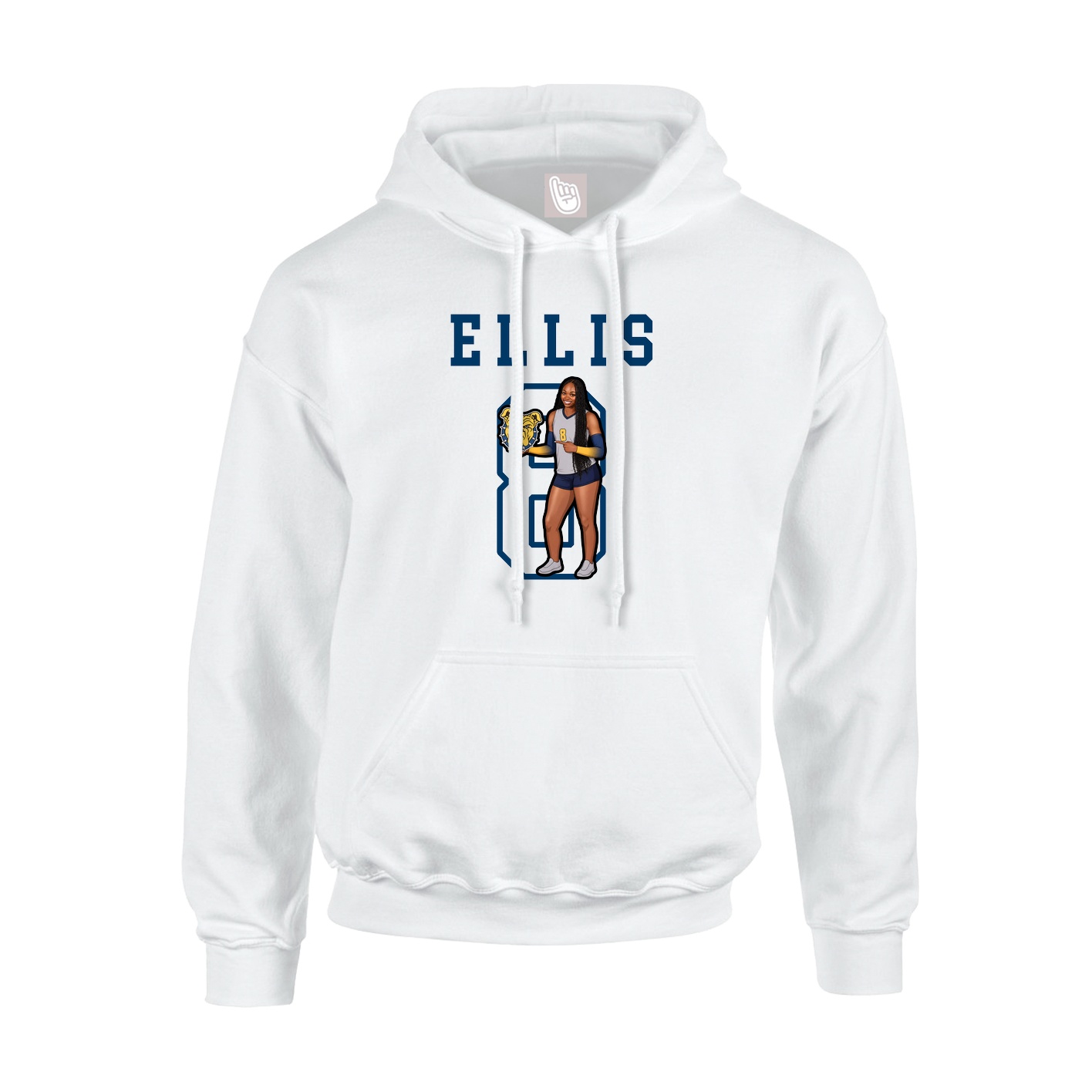 Youth Hoodie — Shirsey in White