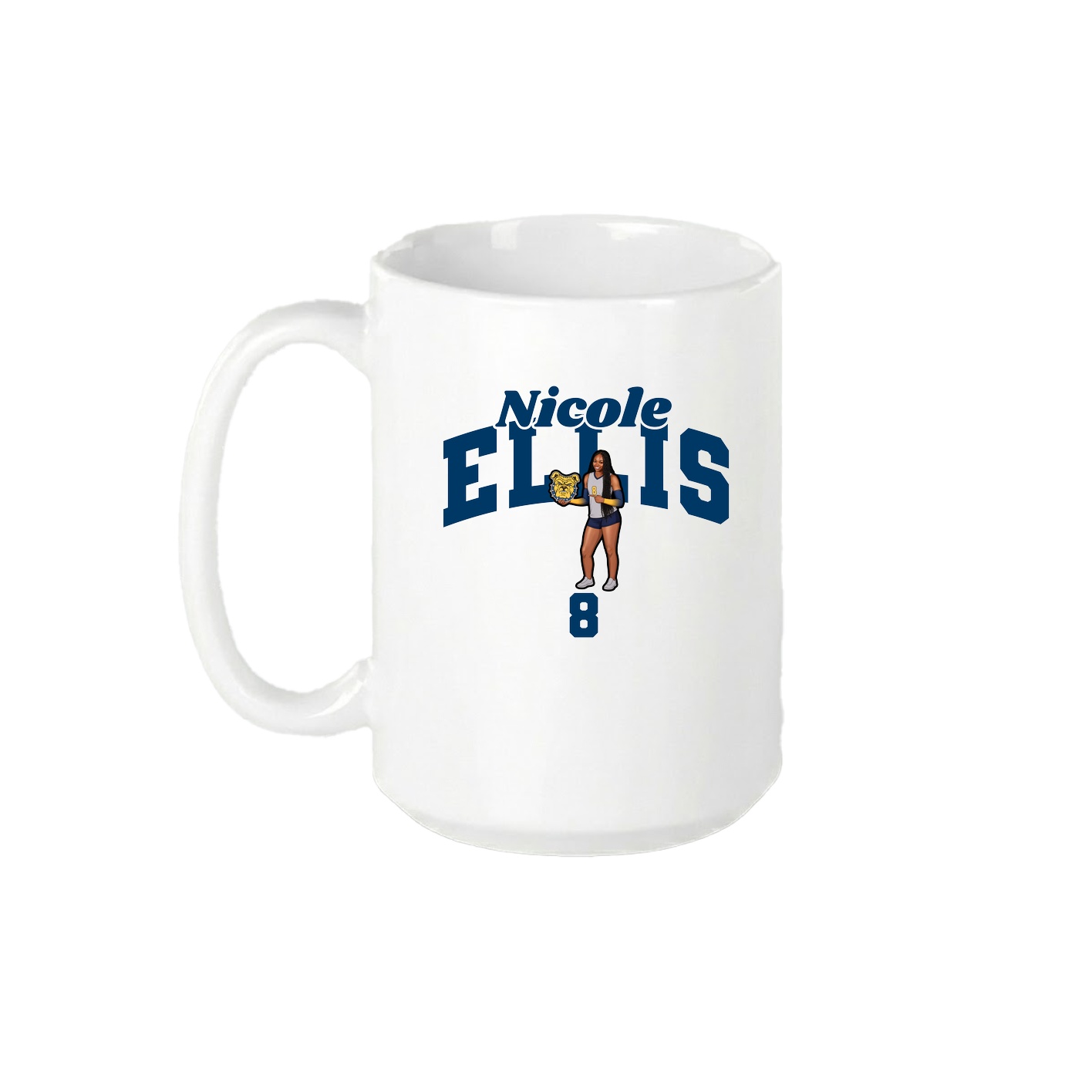 15oz Coffee Mug — Signature Arch in White