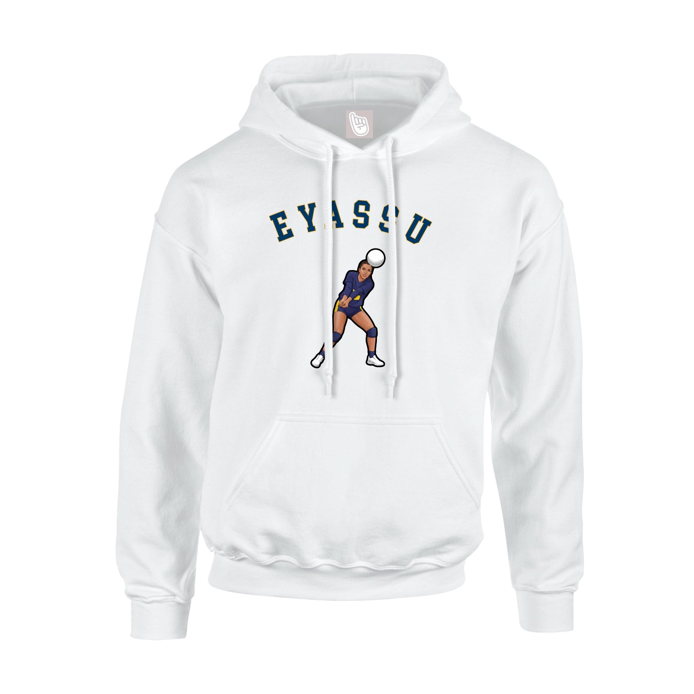 Hoodie — Shirsey Arch in White