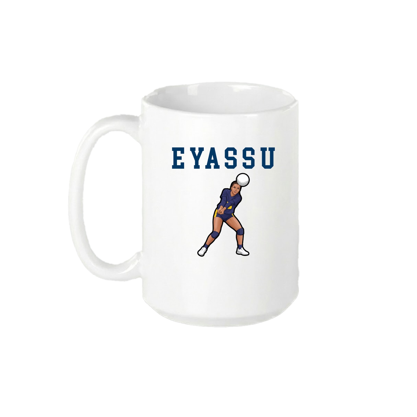 15oz Coffee Mug — Shirsey in White