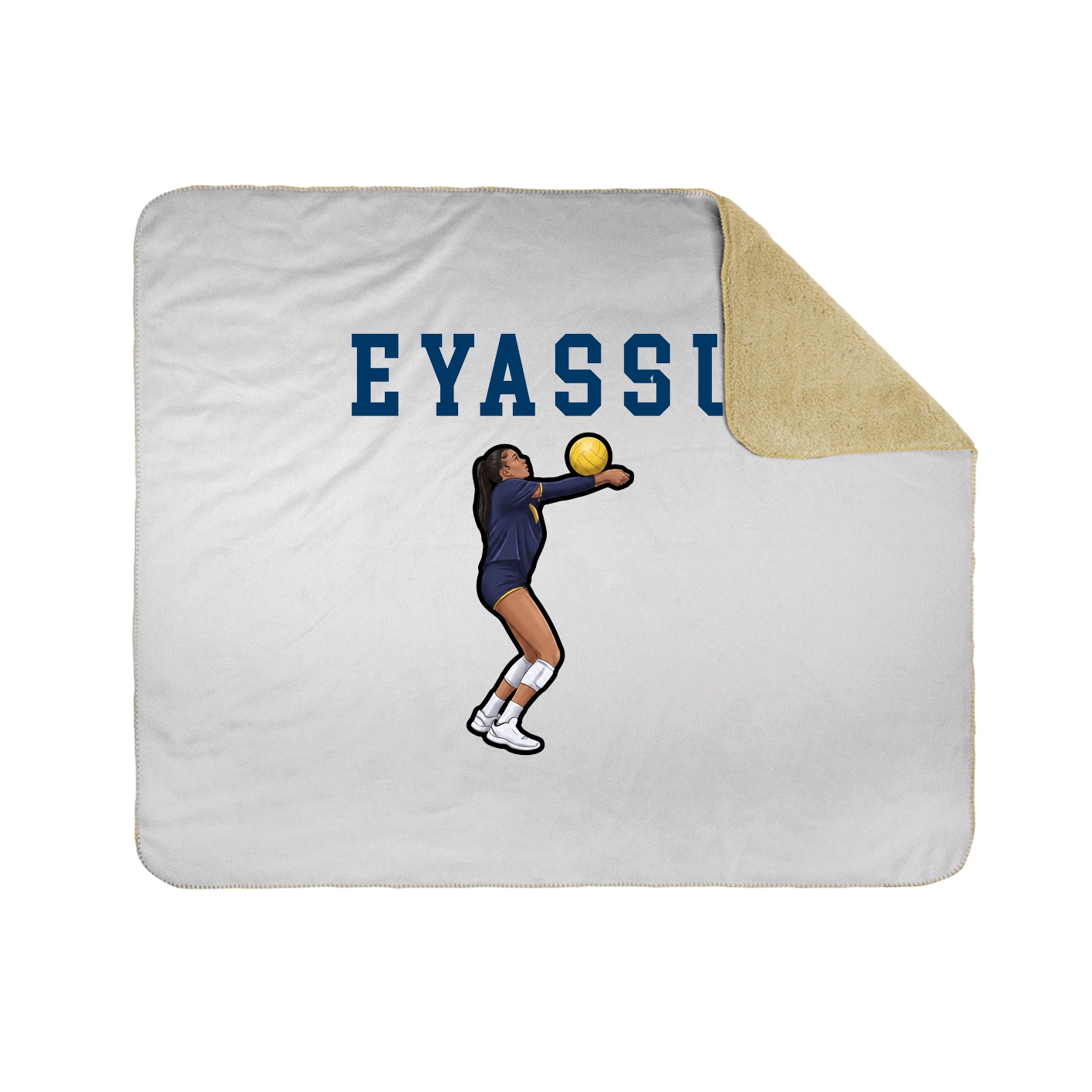 Throw Blanket — Shirsey in White